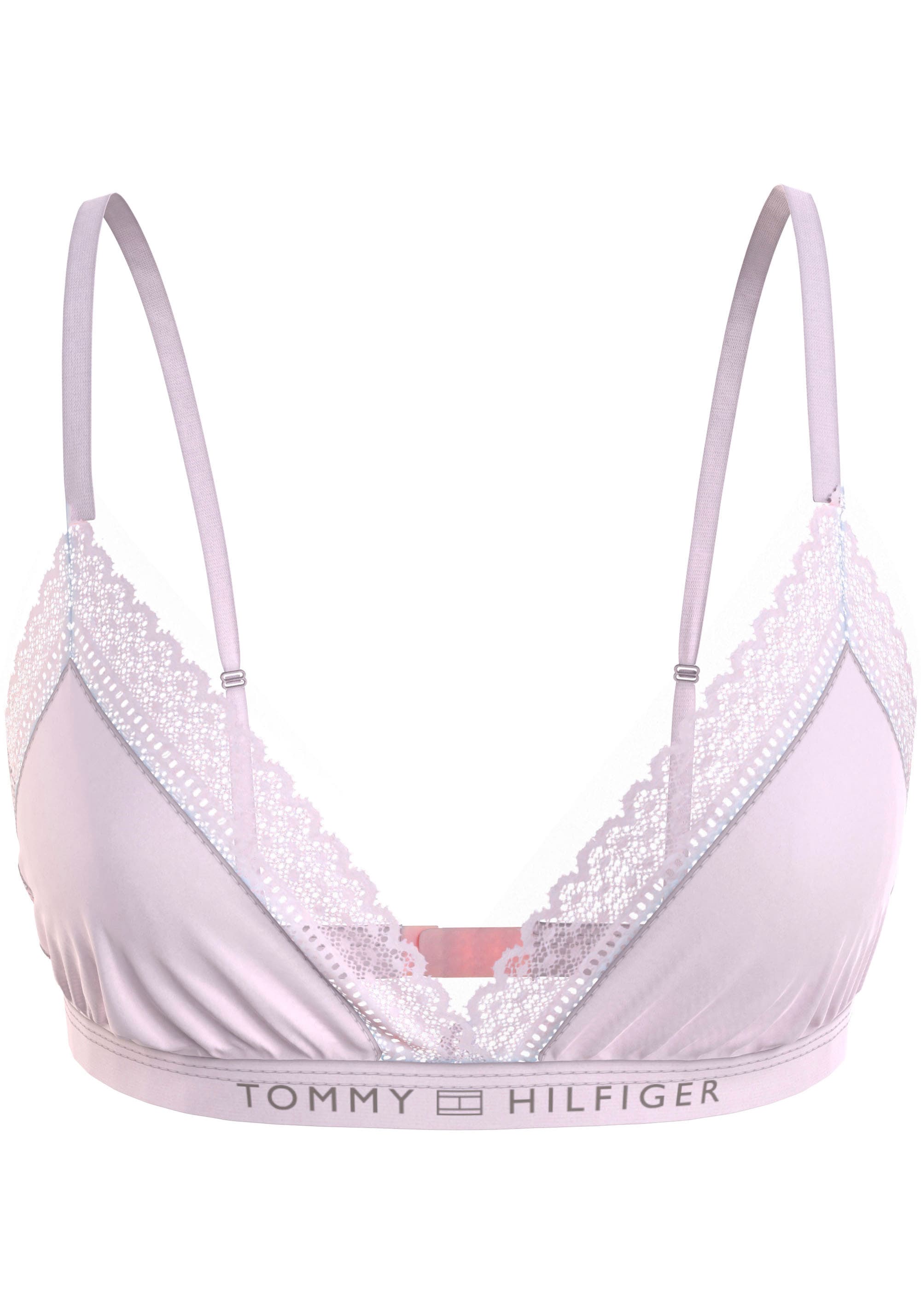 Tommy Hilfiger Underwear Triangel-BH, mit Tommy Hilfiger Logobund kaufen |  BAUR