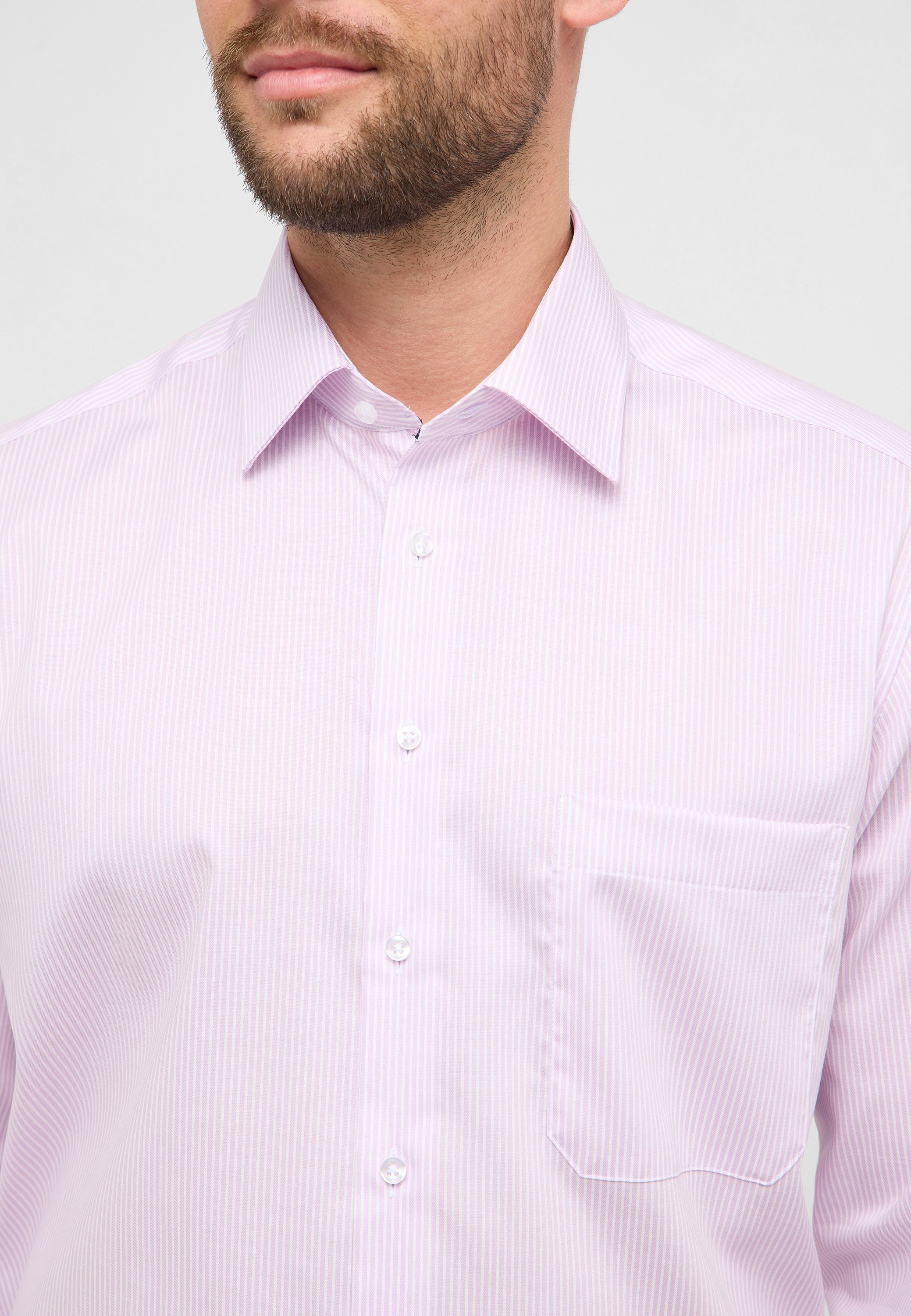 Thumbnail - Eterna Langarmhemd "COMFORT FIT" NON IRON (bügelfrei)