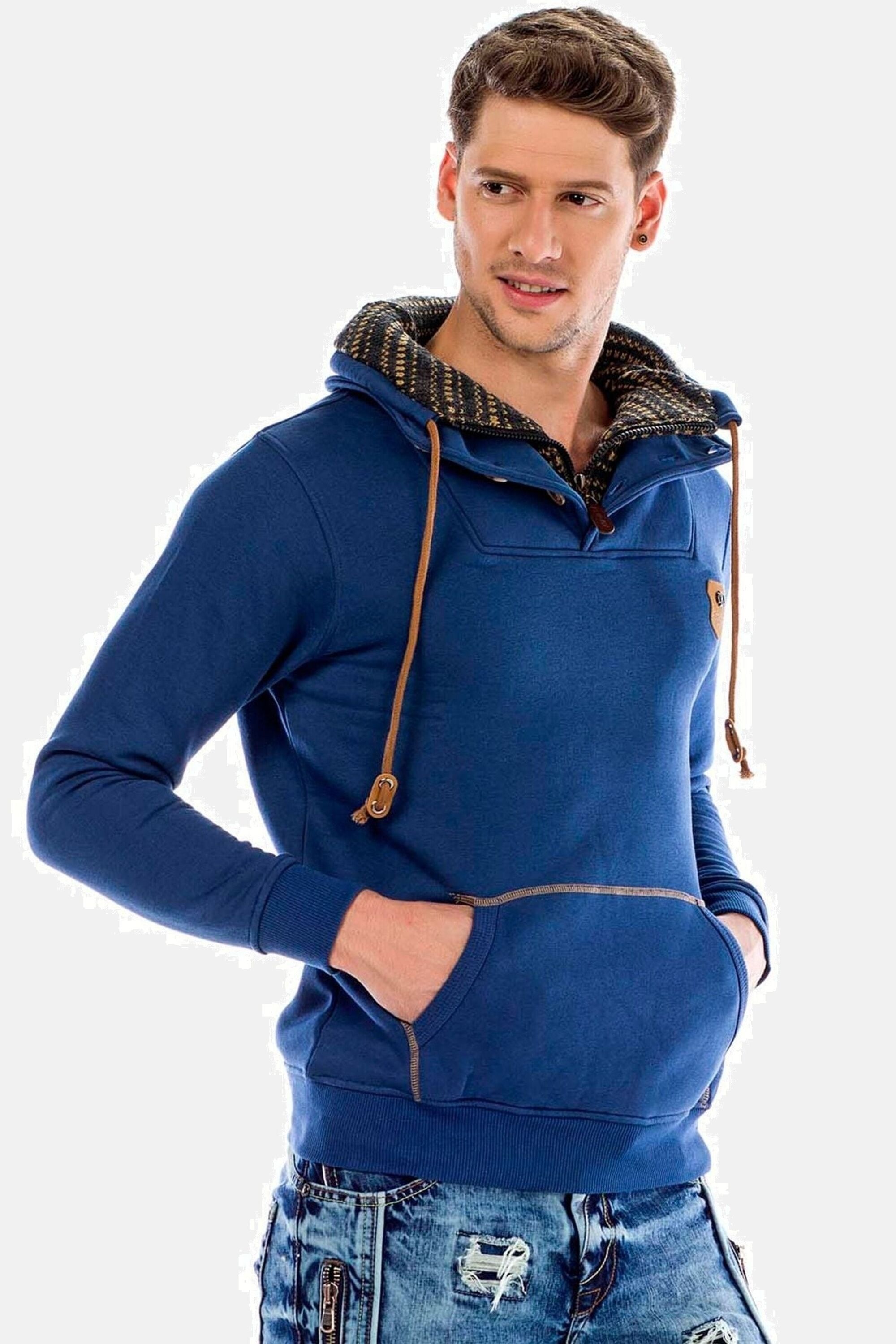 Cipo & Baxx Sweatshirt »Pullover«, im coolen Look, C-44200