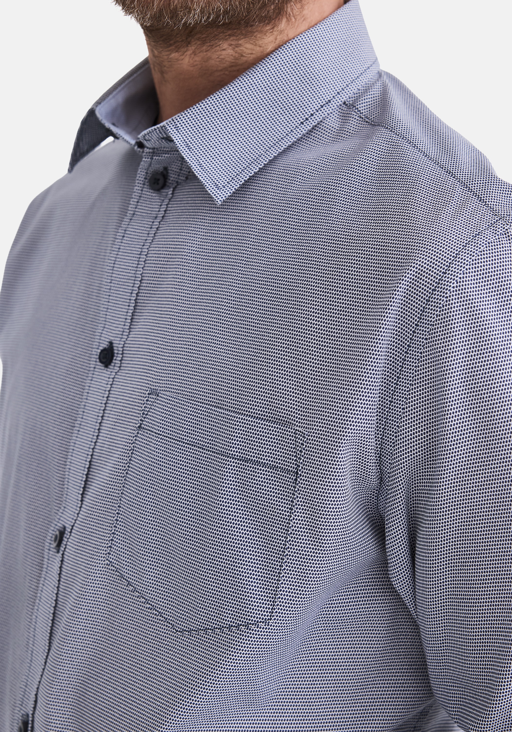 Thumbnail - Stooker Men Langarmhemd "HUGH Hemd Langarm Regular Fit" Langarm Hemd Regular Fit für Herren