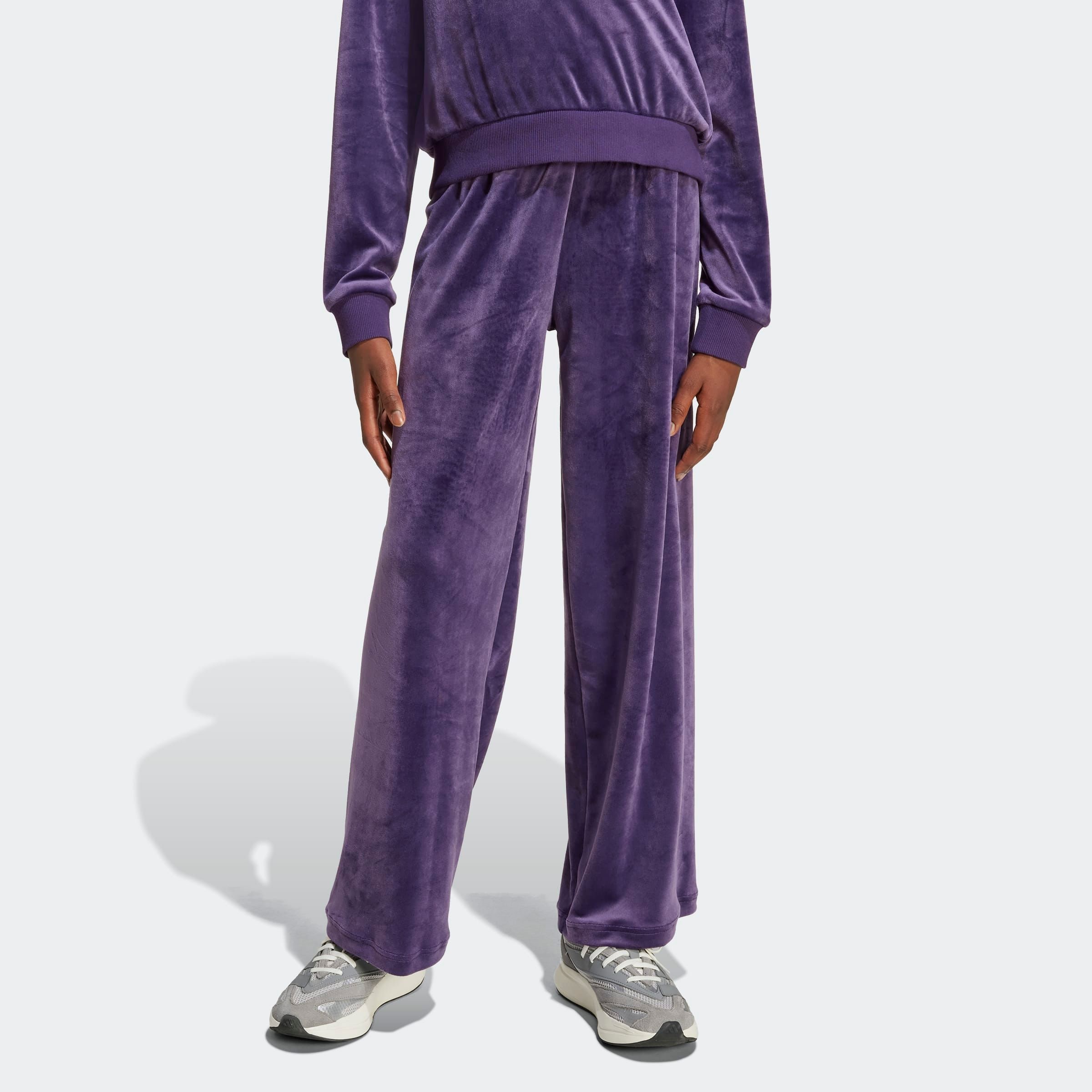 adidas Sportswear Sporthose "SEASONAL ESSENTIALS HOLIDAY PACK WIDE LEG" weite Passform, für Kinder, aus Polyester und Elasthan