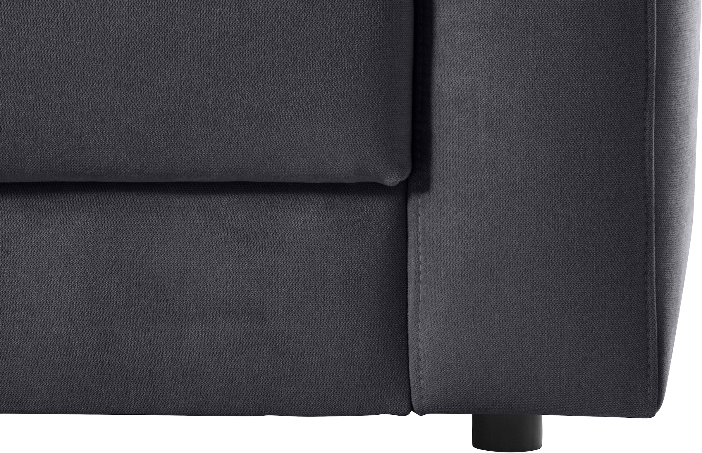 Places of Style Ecksofa »Bloomfield, L-Form«, extra tiefe Sitzfläche, wahlweise mit Sitztiefenverstellung