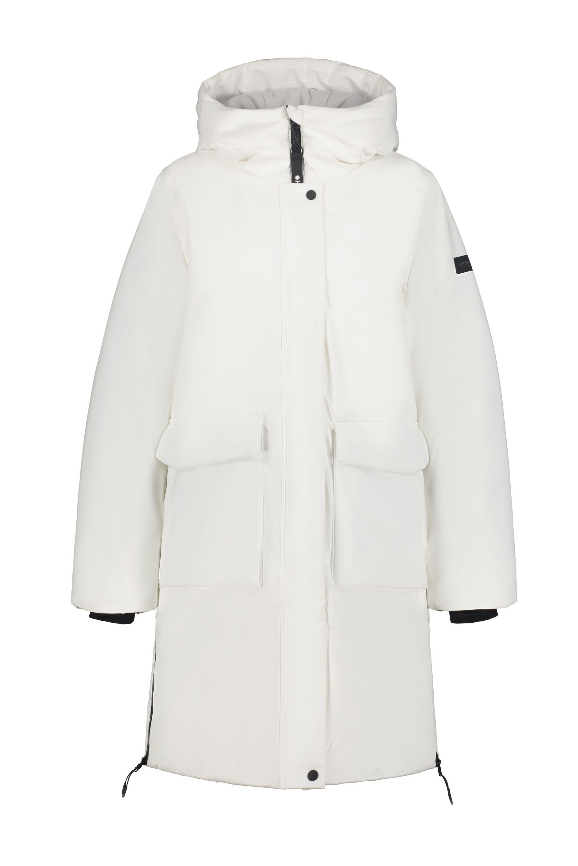 ICEPEAK Damen Outdoorjacke "Icepeak Mantel Adais"naturweiß, Gr. 36, 100% Polyester, Jacken