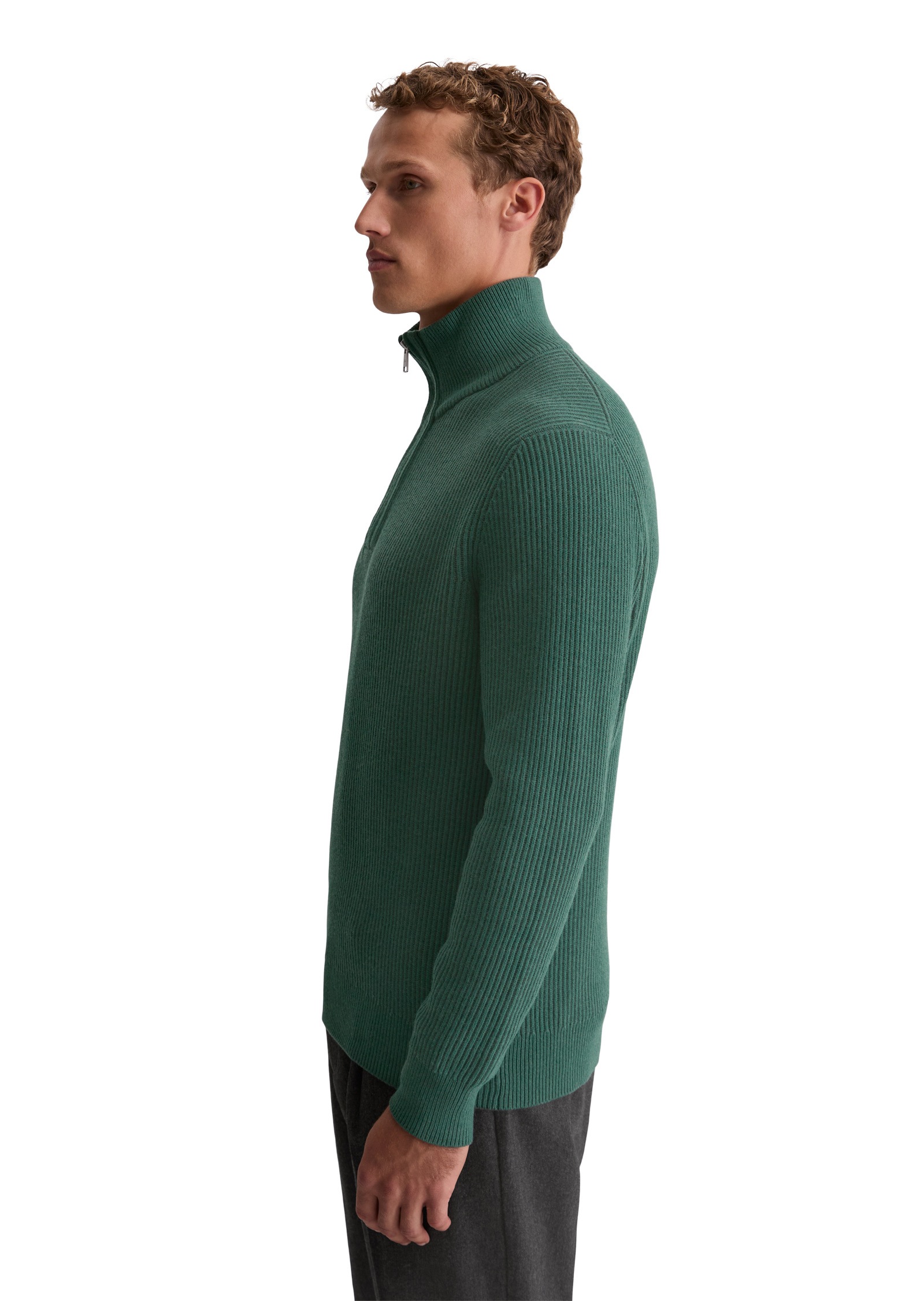 Marc OPolo Strickpullover "aus Baumwoll-Schurwoll-Mix" günstig online kaufen