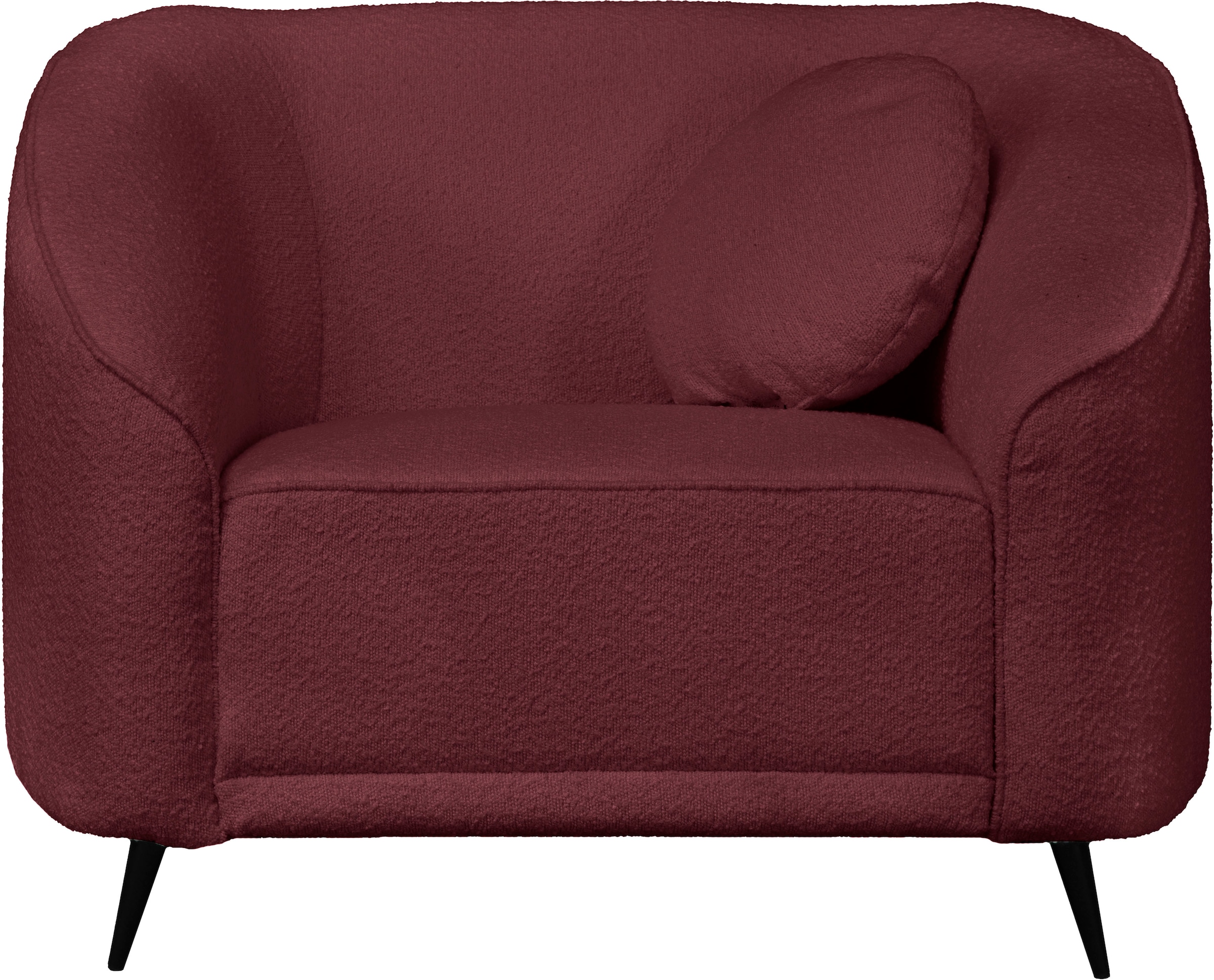 Home affaire Sessel "Ashly" in 3 Bezugsvarianten, Bouclé, Samtoptik und Str günstig online kaufen