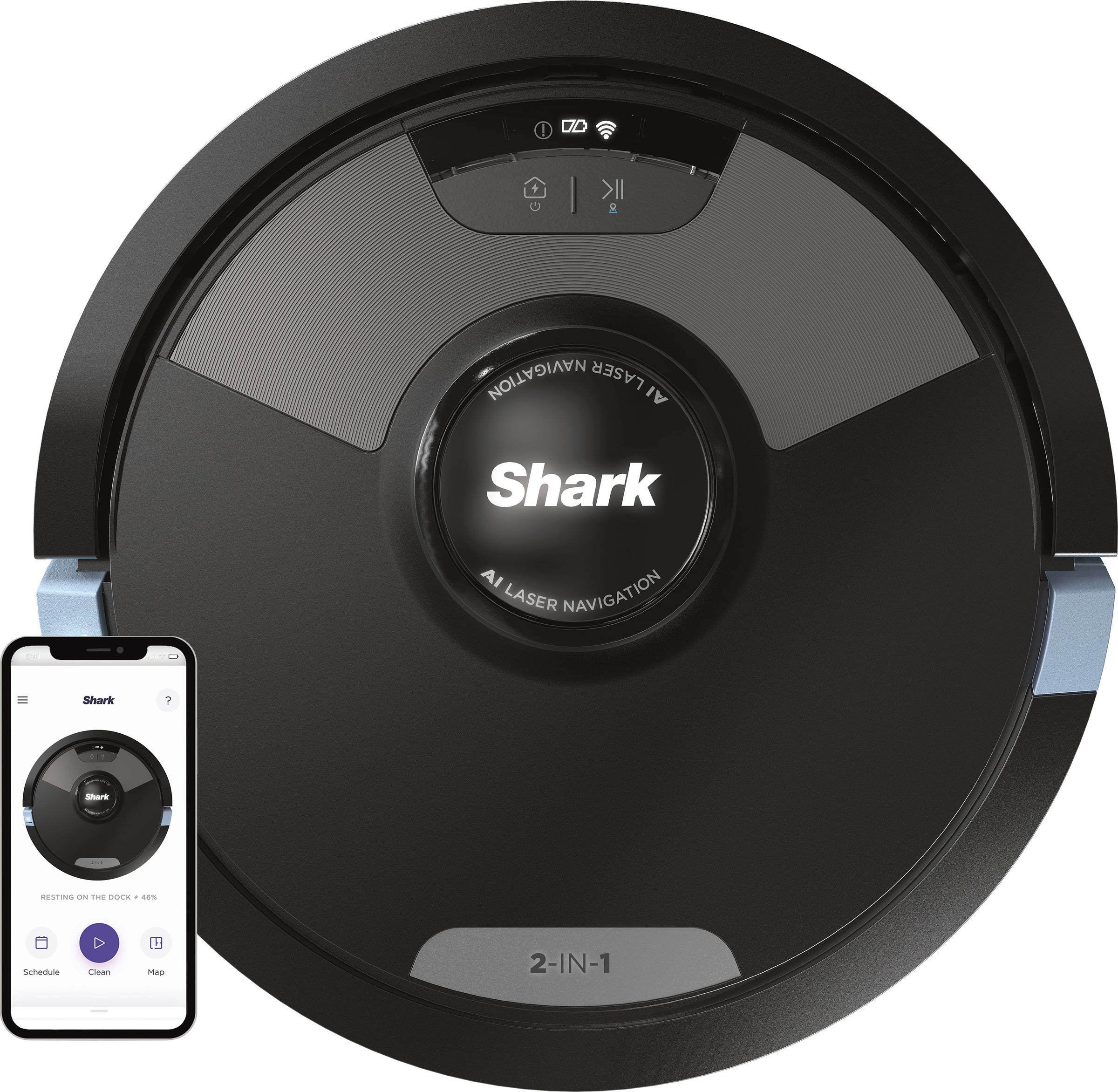 Shark Saugroboter "AI ULTRA 2-in-1 Saugroboter RV2600WDEU mit Wischfunktion"