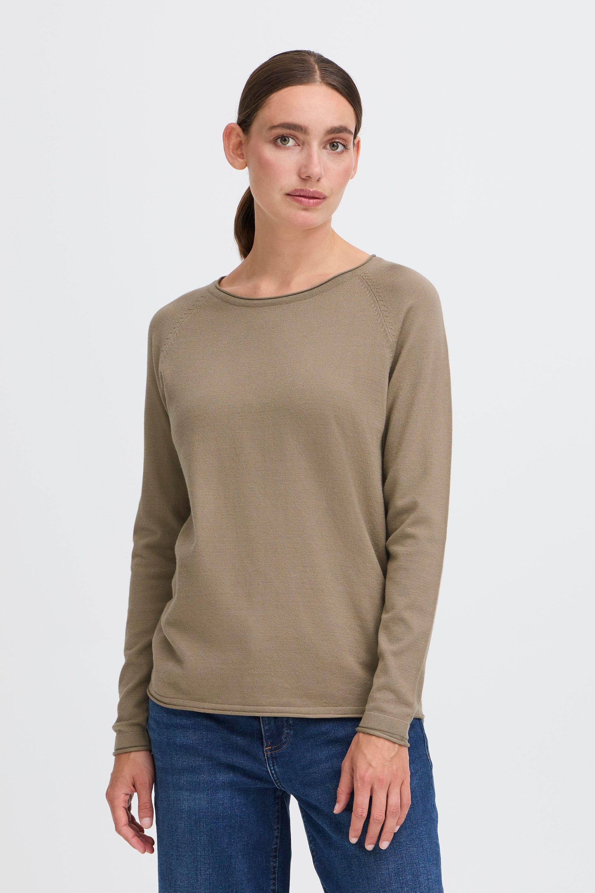 Oxmo Oxfkeana Knit Pullover Beige S 2