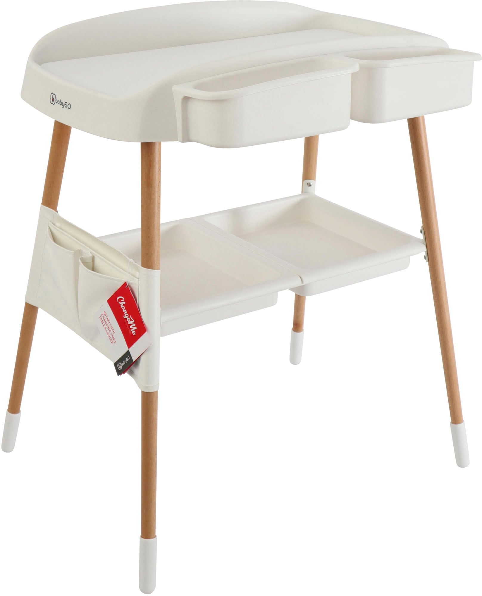 BabyGo Wickeltisch »ChangeMe, weiß«, Made in Europe, 62 cm