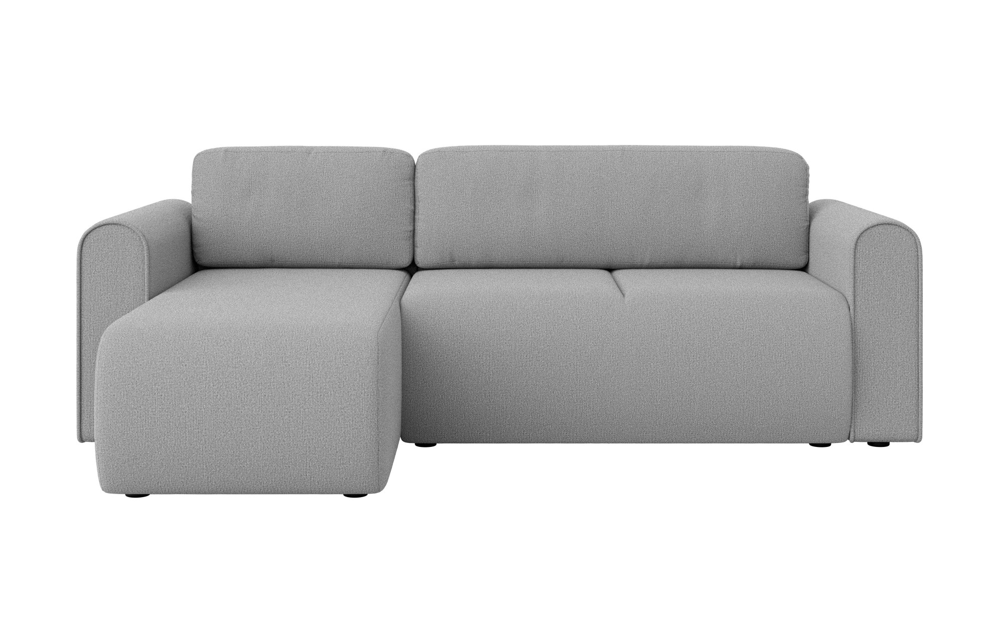 INOSIGN Ecksofa »Zacharia wahlweise Schlafsofa mit Bettkasten, B/T/H 250/166/86 cm«, L-Form mit Wellenunterfederung, Recamiere beidseitig montierbar
