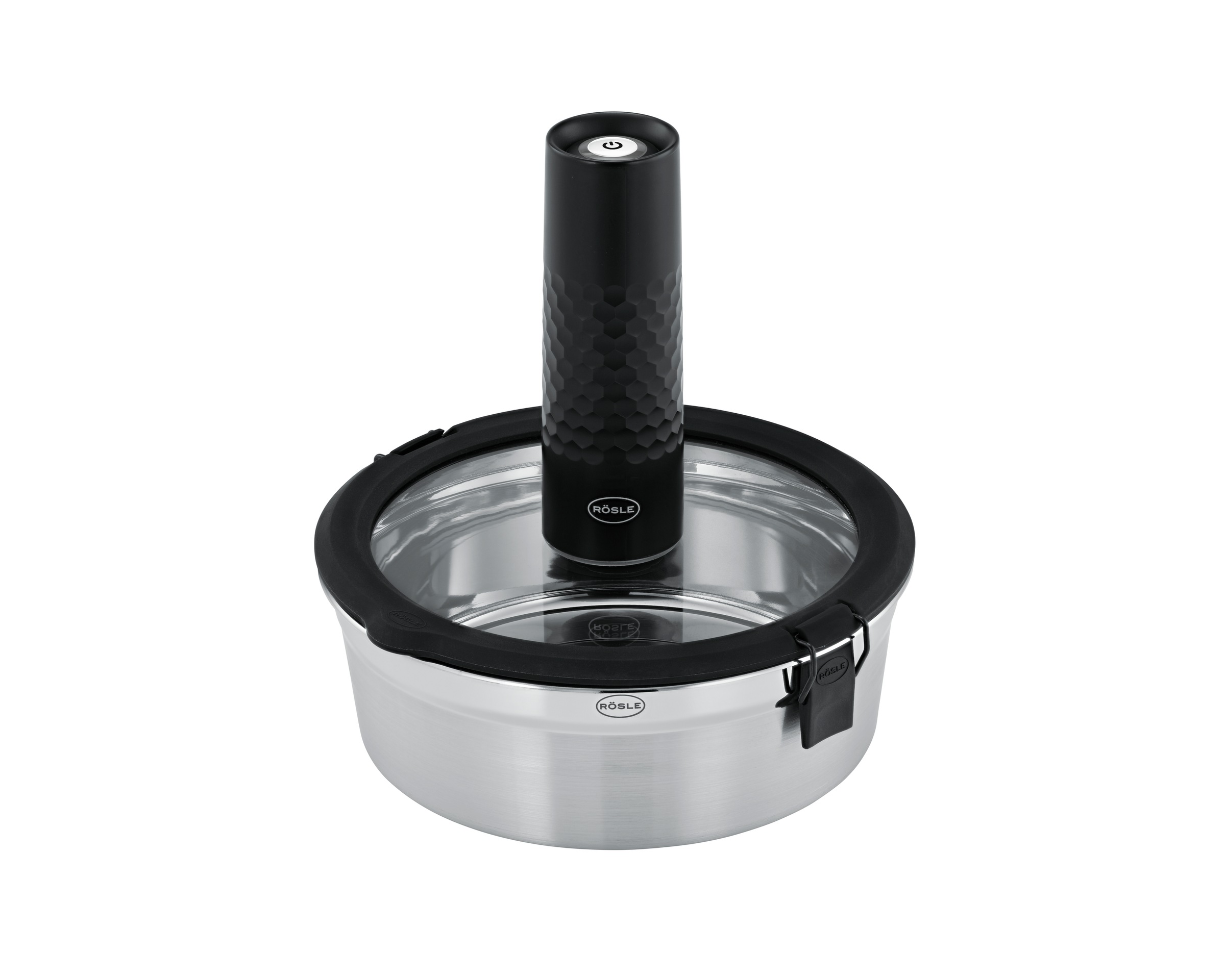 Thumbnail - RÖSLE Deckel "Vakuumdeckel FLEXX 2GO 1,4 L rund mit Clips" Deckel für 1,4 L Dose FLEXX 2GO