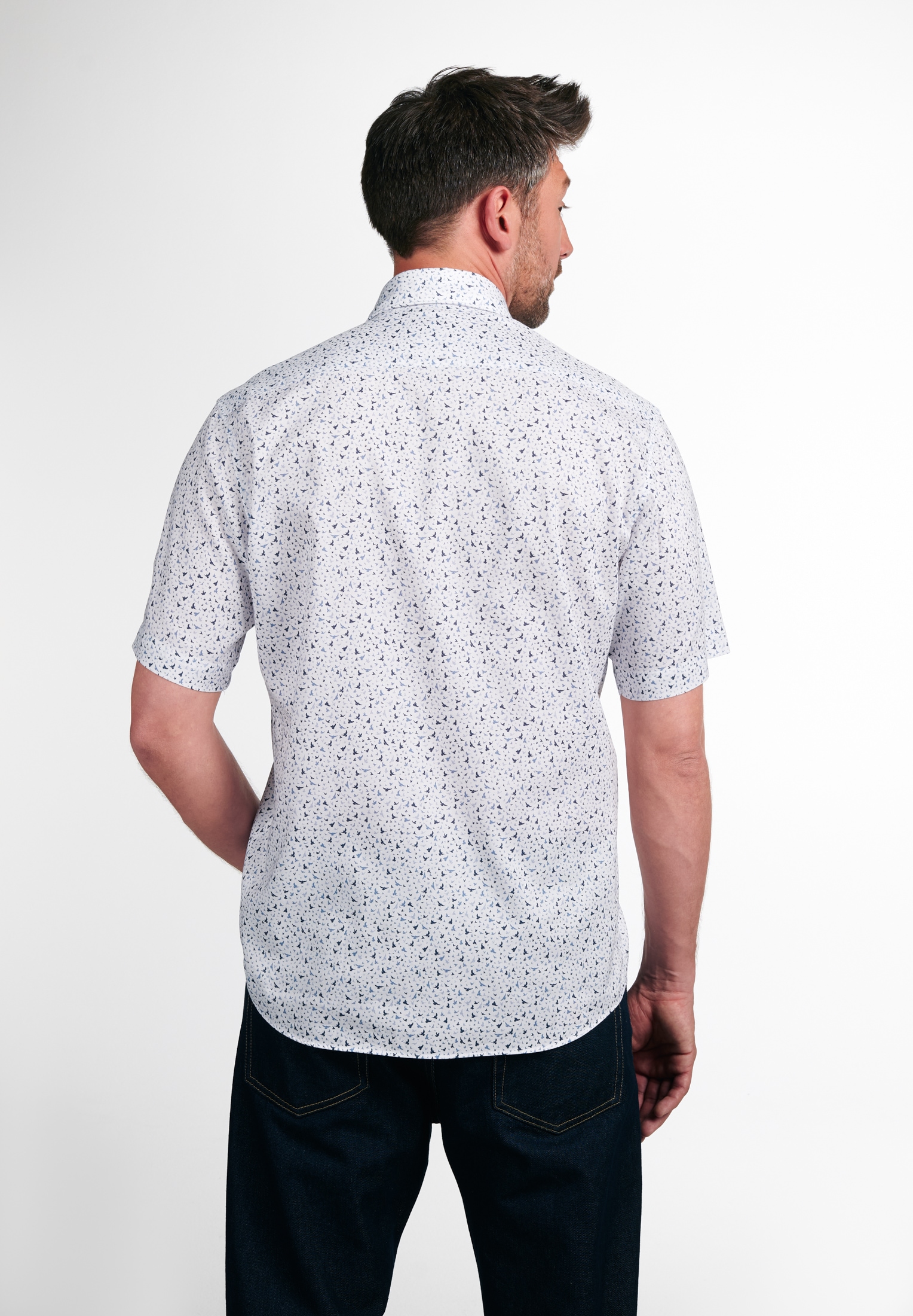 Eterna Kurzarmhemd »REGULAR FIT« EASY IRON (bügelleicht)