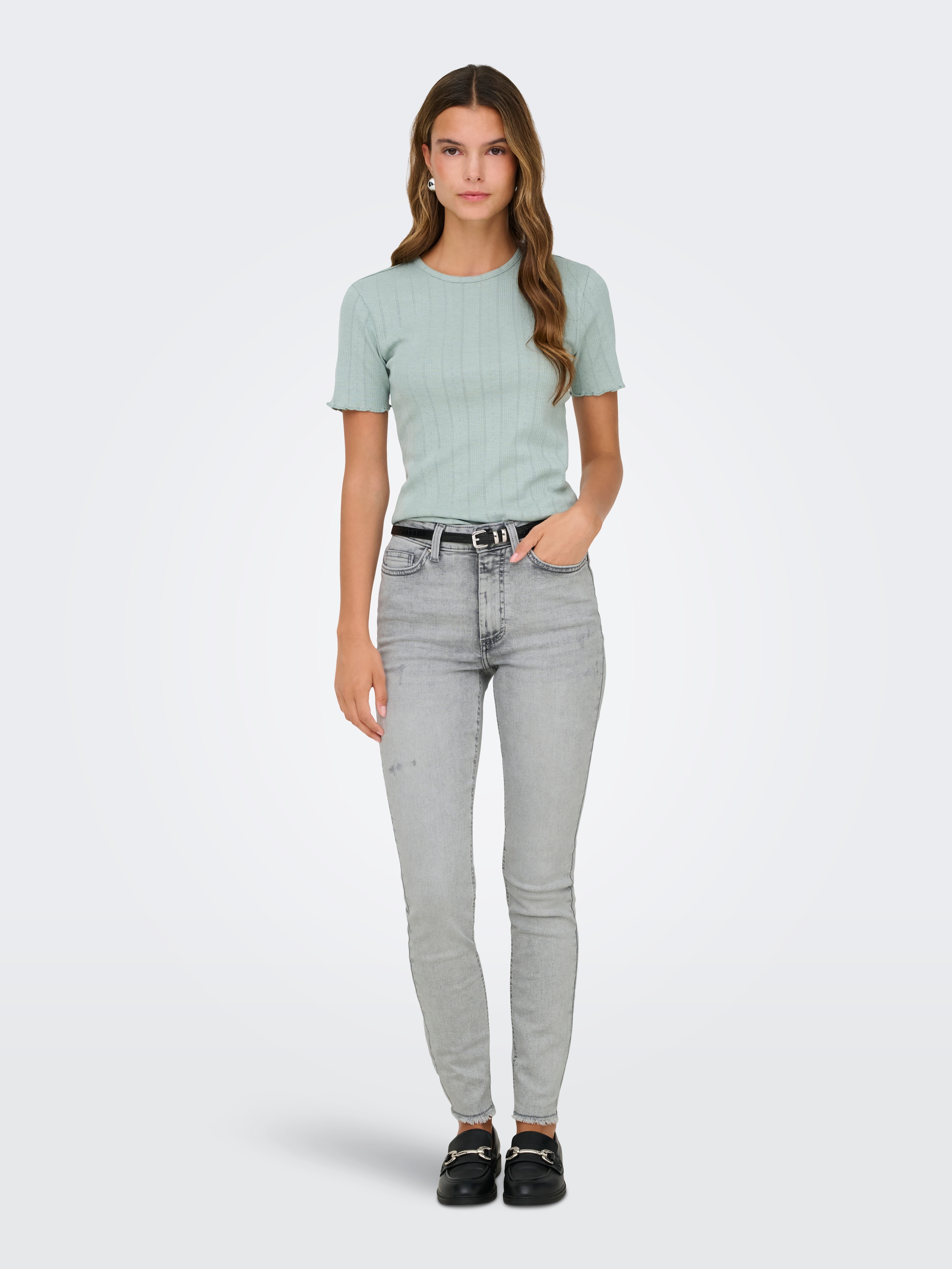 ONLY Kurzarmshirt »ONLTENNA O-NECK S/S TOP JRS NOOS«