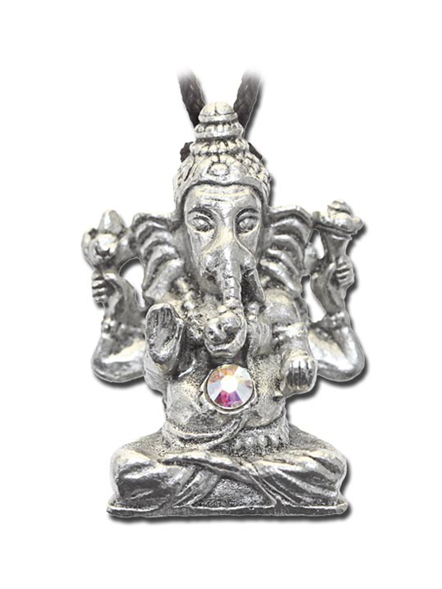 Adelia´s Amulett »Anhänger Indische Symbole Talisman«, Ganesha - Weisheit, Intelligenz, Bildung und Besonnenheit