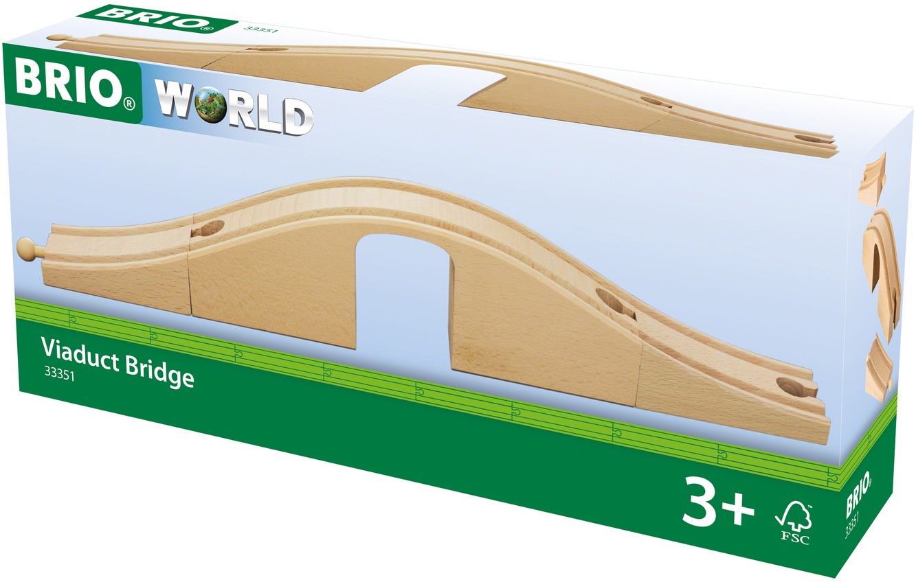 BRIO® Spielzeugeisenbahn-Brücke »BRIO® WORLD, Unterführung«, FSC® - schützt Wald - weltweit