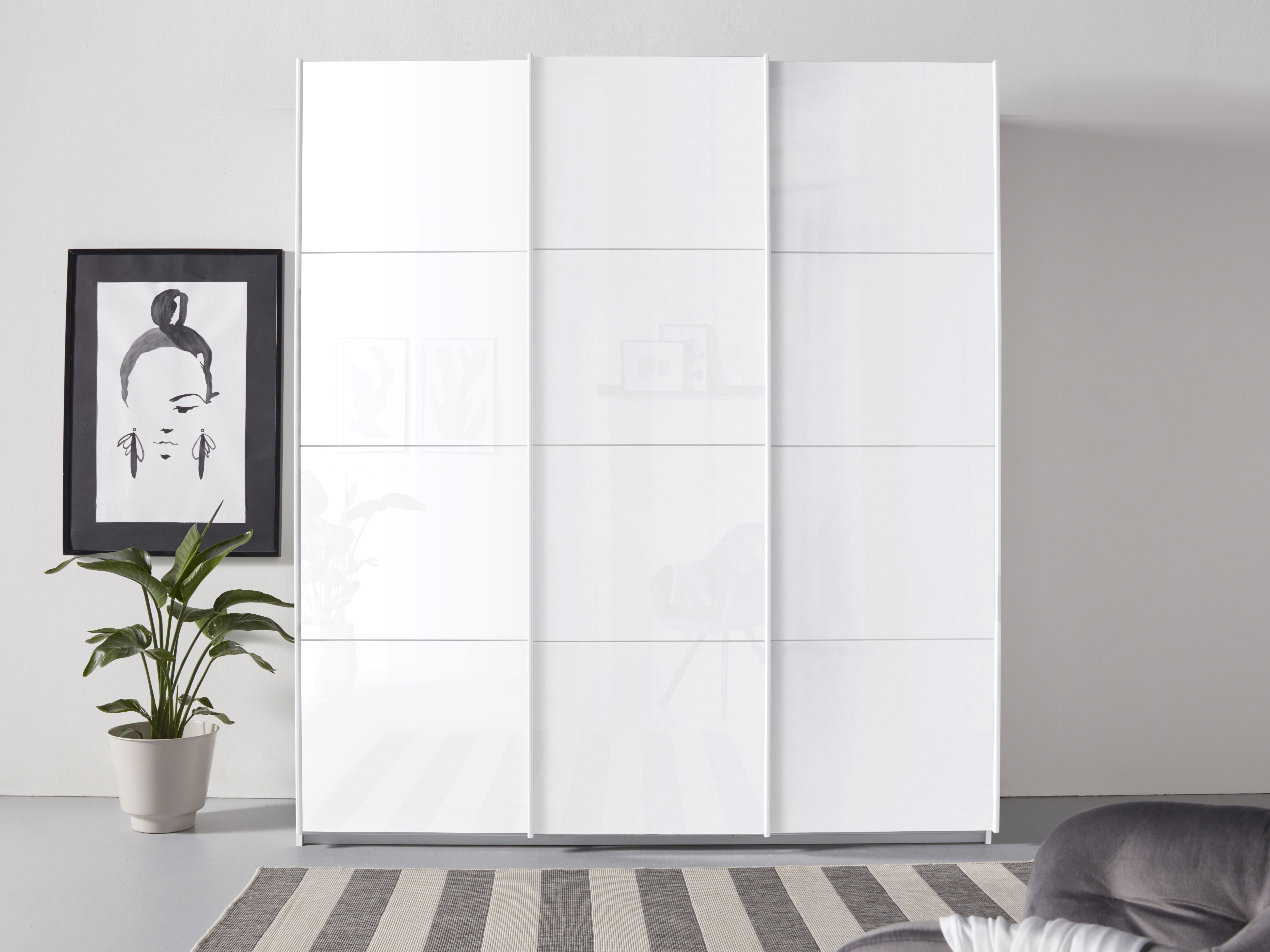 OTTO home Kleiderschrank "Mehrzweckschrank Aktenschrank Möbel Mietswohnung TOPSELLER OTELI" 3 Ausstattungen BASIC/CLASSIC/PREMIUM (inkl. SOFT-CLOSE-FUNKTION), Breiten 203/271/315/360 cm Höhen 210/229 cm MADE IN GERMANY