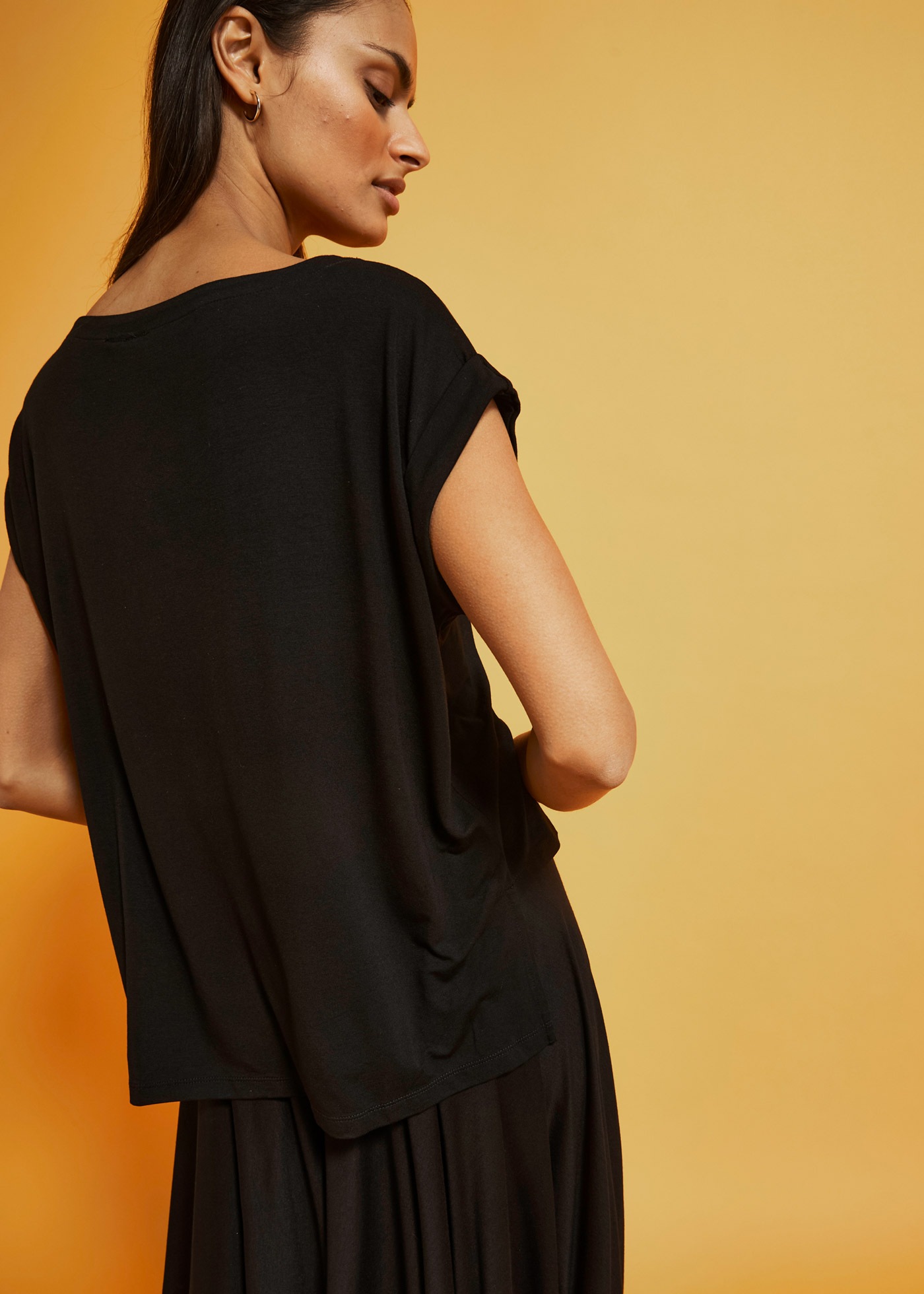 bonprix Oversize-Shirt "Oversize-Shirt aus fließender Viskose" oversize Pas günstig online kaufen