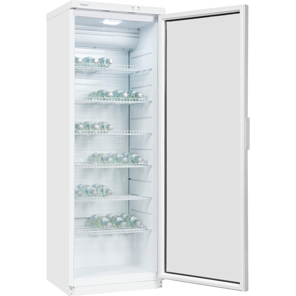 exquisit Getränkekühlschrank »GKS350-1-GT-280D«, GKS350-1-GT-280D weiss, 173 cm hoch, 60 cm breit