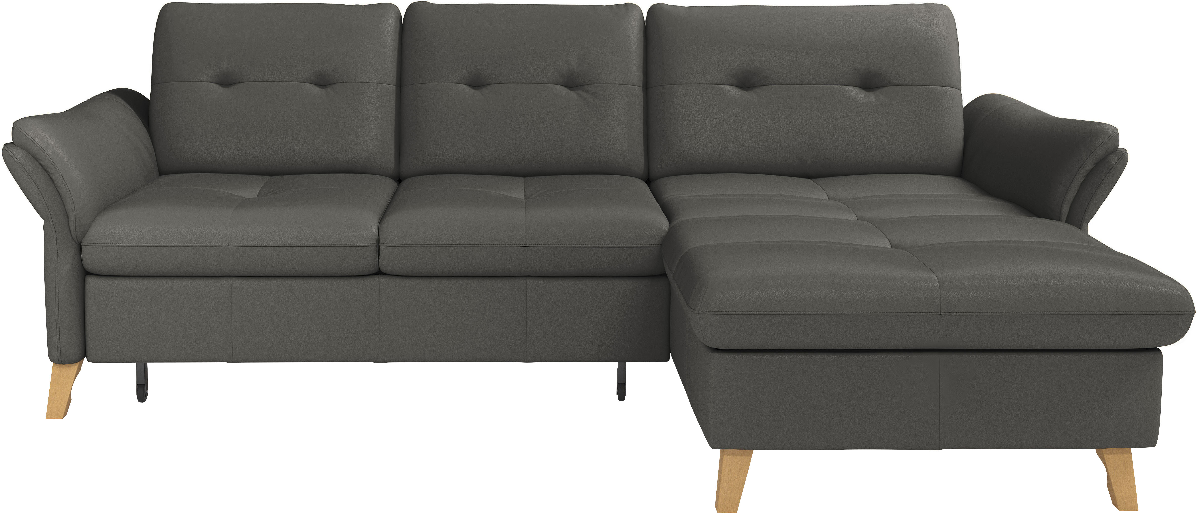 sit&more Ecksofa "Göteborg" Sitztiefenverstellung und Federkern, wahlweise mit Bettfunktion