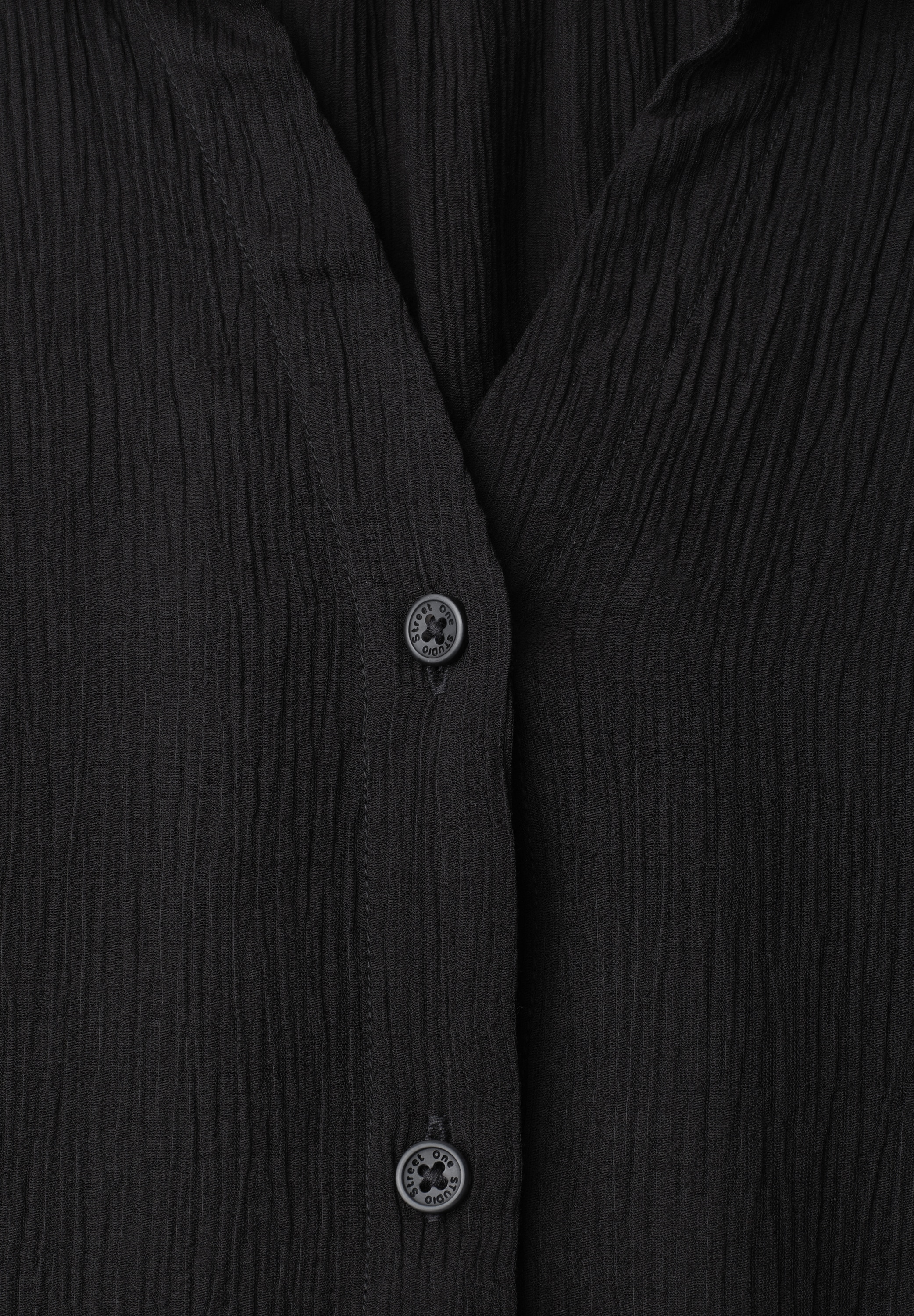 STREET ONE STUDIO Hemdbluse bestehend aus einem Materialmix