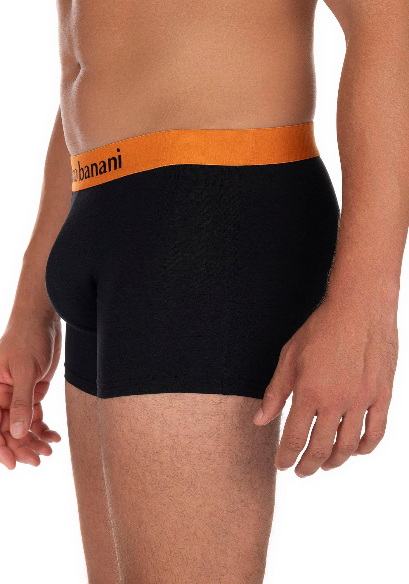 Bruno Banani Boxer »Flowing«, (2er Pack), mit kontrastreichem Logobund