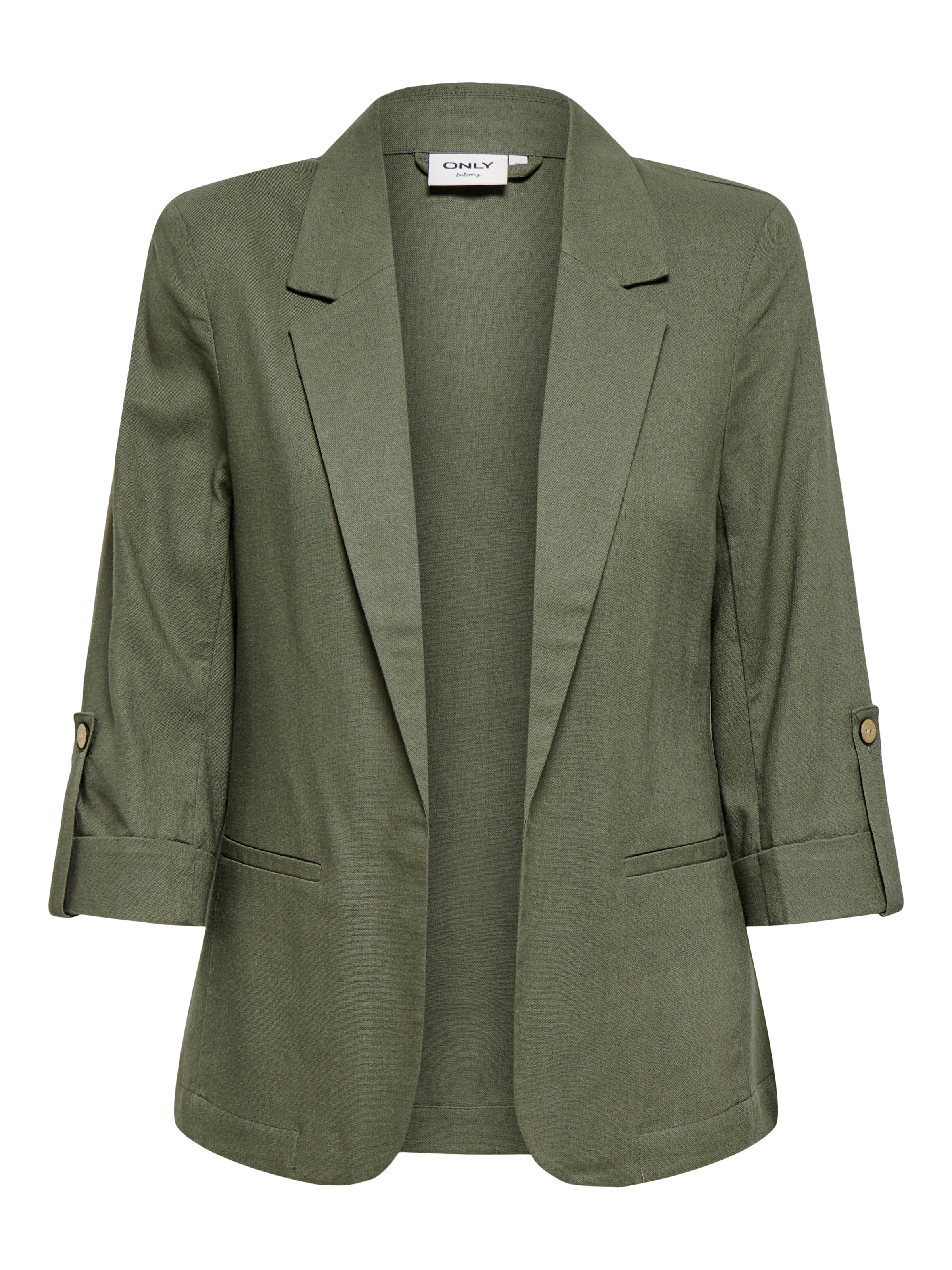 ONLY Kurzblazer "ONLGOA 3/4 UNLINE LINEN BL BLAZER CC TLR" mit Leinen günstig online kaufen