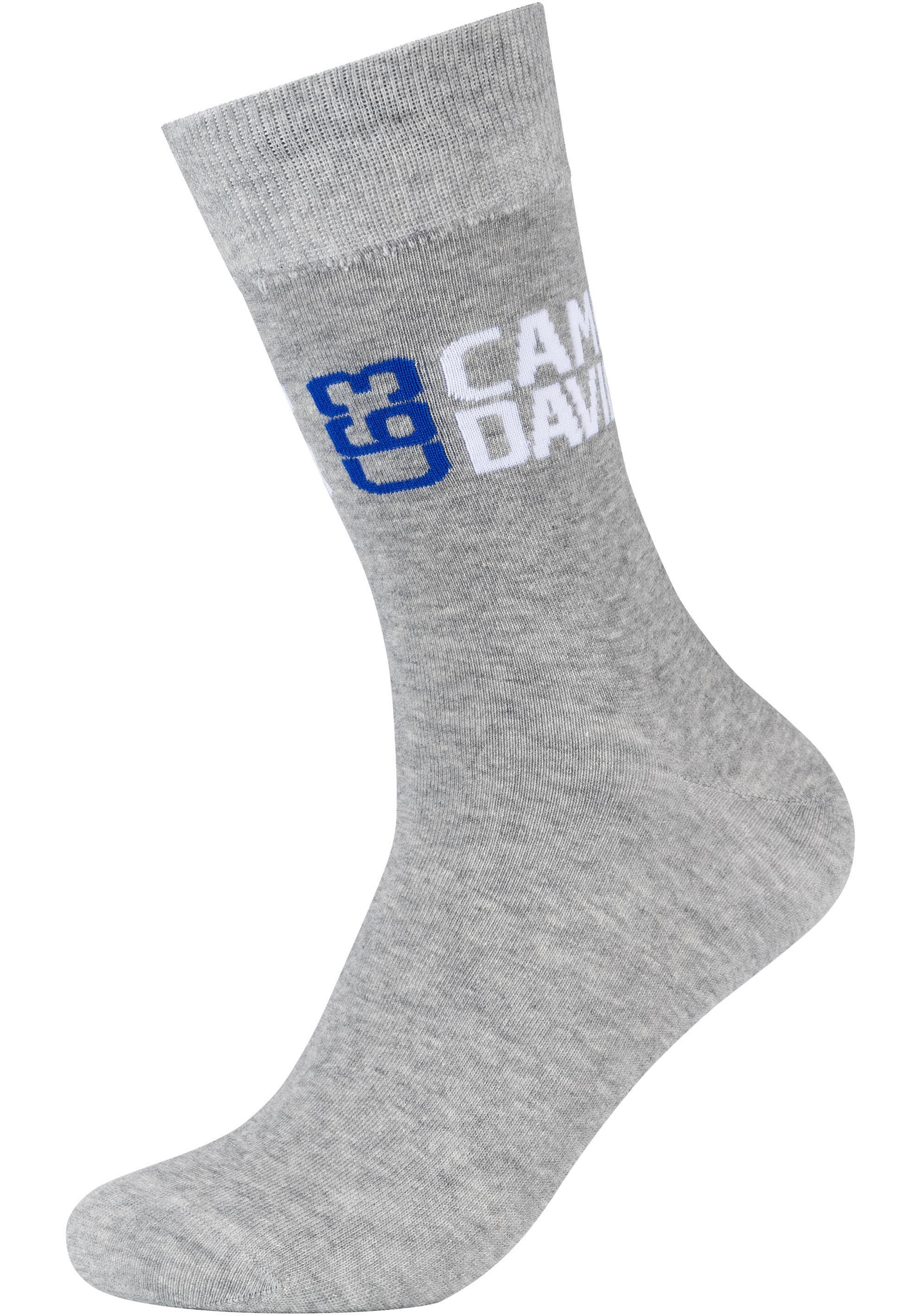 CAMP DAVID Socken »casual«, (4 Paar), mit Markenlogo