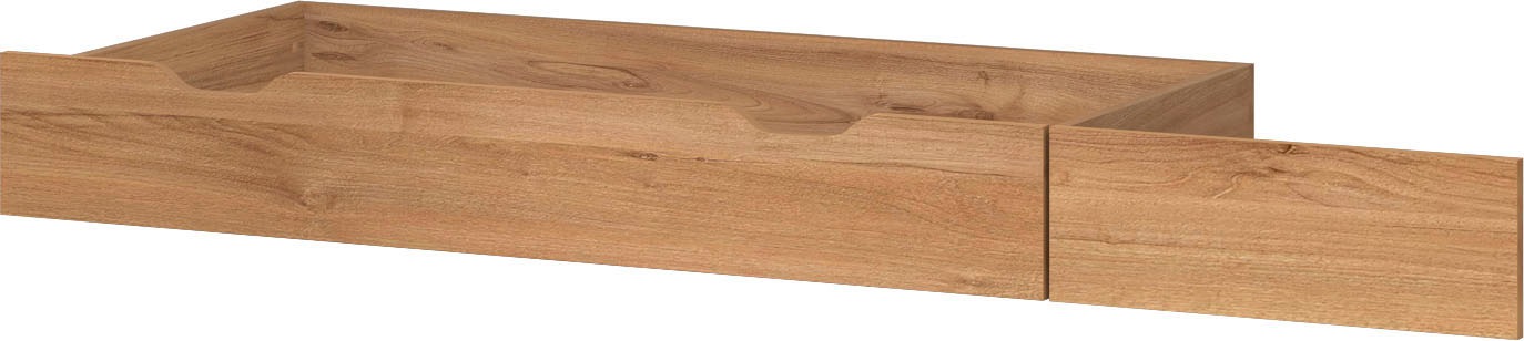 Bettschubkasten OTTO HOME, B:195cm H:20cm T:72cm, braun, Holzwerkstoff, Schubladen, "Gala, Schublade auf Rollen für ausreichend Stauraum unter dem