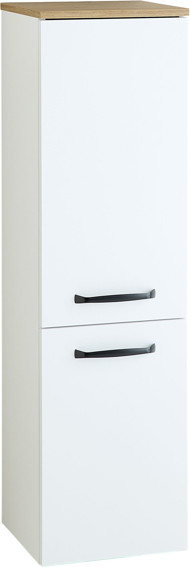 Saphir Midischrank "Quickset 500, Badschrank 32,4 cm breit, 2 Türen" 2 Einlegeböden, Badezimmer-Midischrank