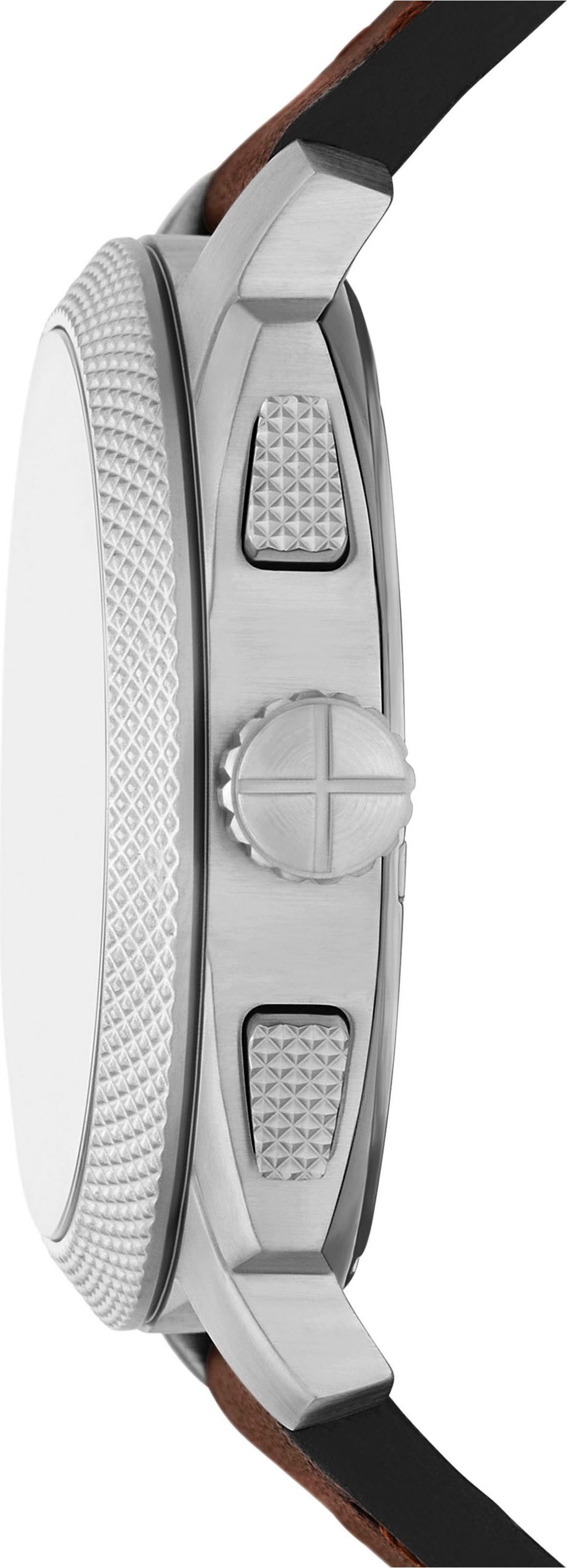 Fossil Chronograph »MACHINE (NEW GENERATION)«, Quarzuhr, Armbanduhr, Herrenuhr, Lederarmband, analog