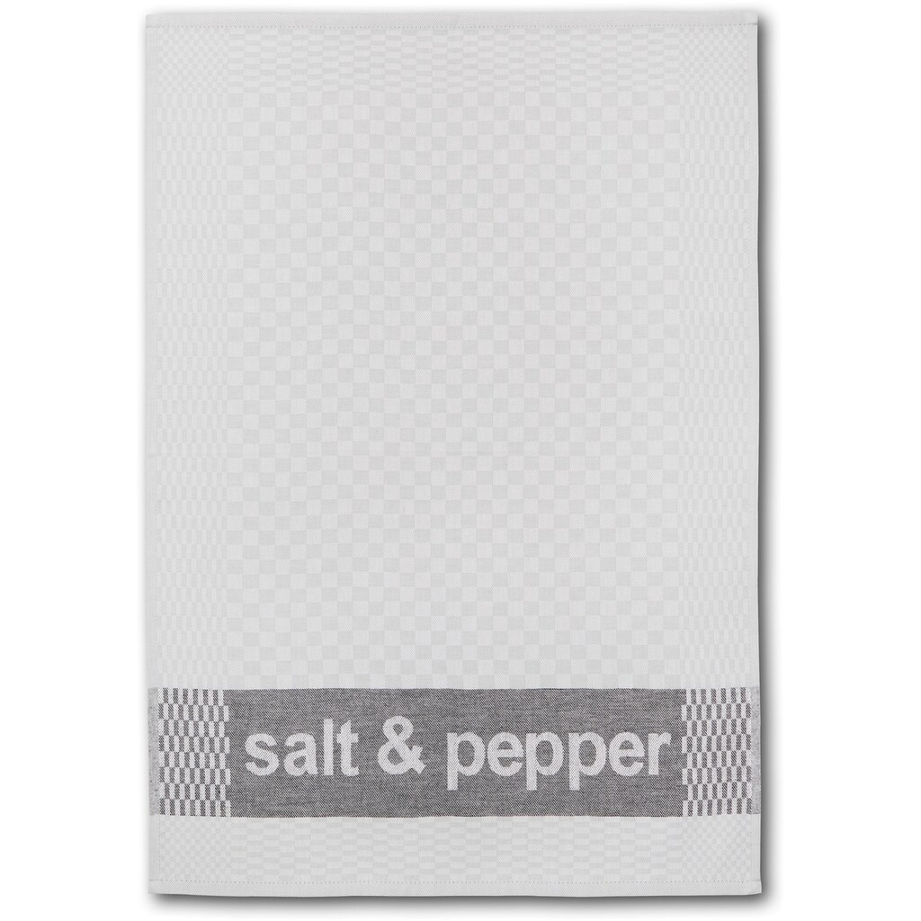 Dyckhoff Geschirrtuch »salt & pepper«, (Set, 6 tlg.)