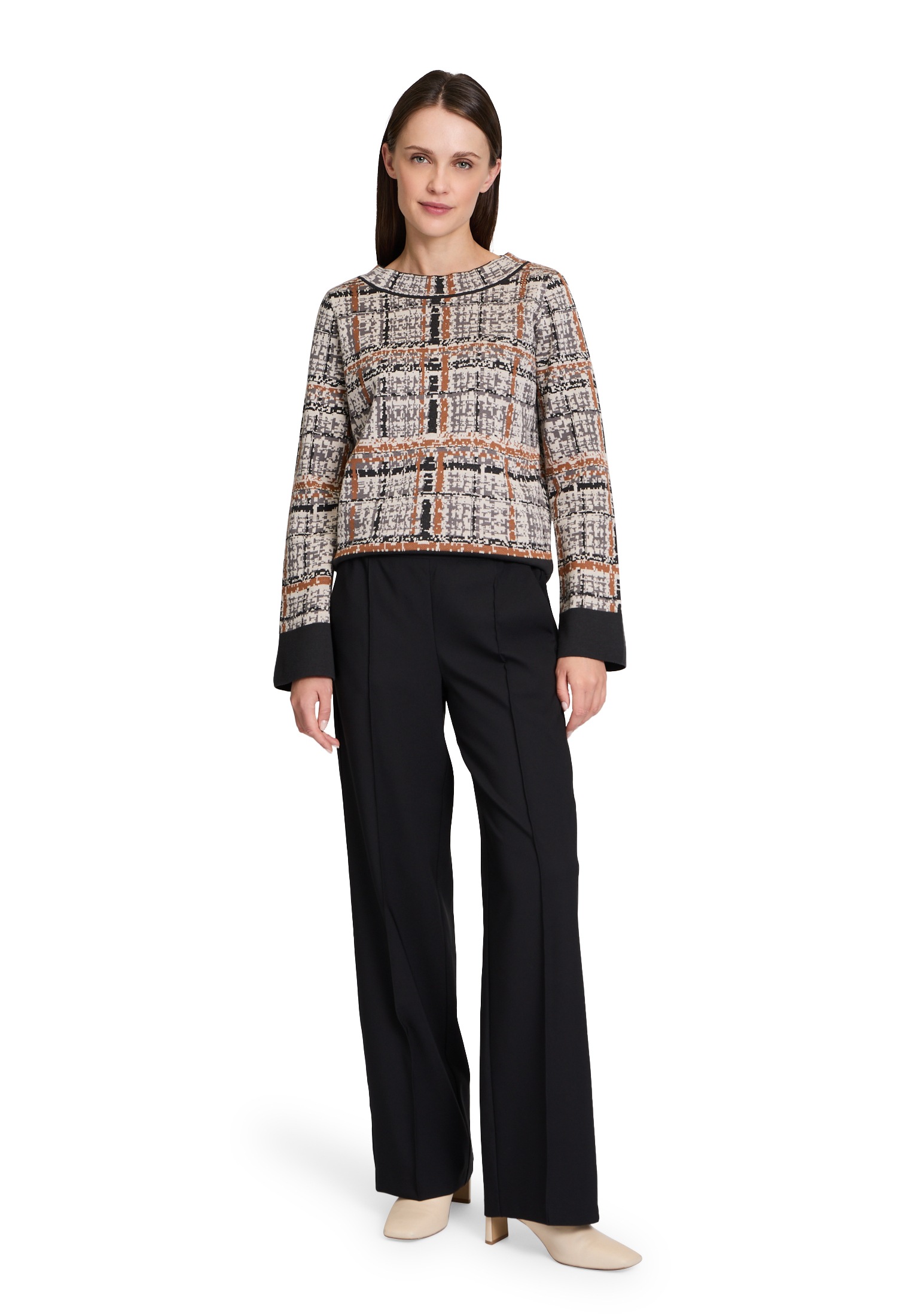 Betty Barclay Strickpullover »Betty Barclay Strickpullover mit Jacquard«, (1 tlg.), Hotfix