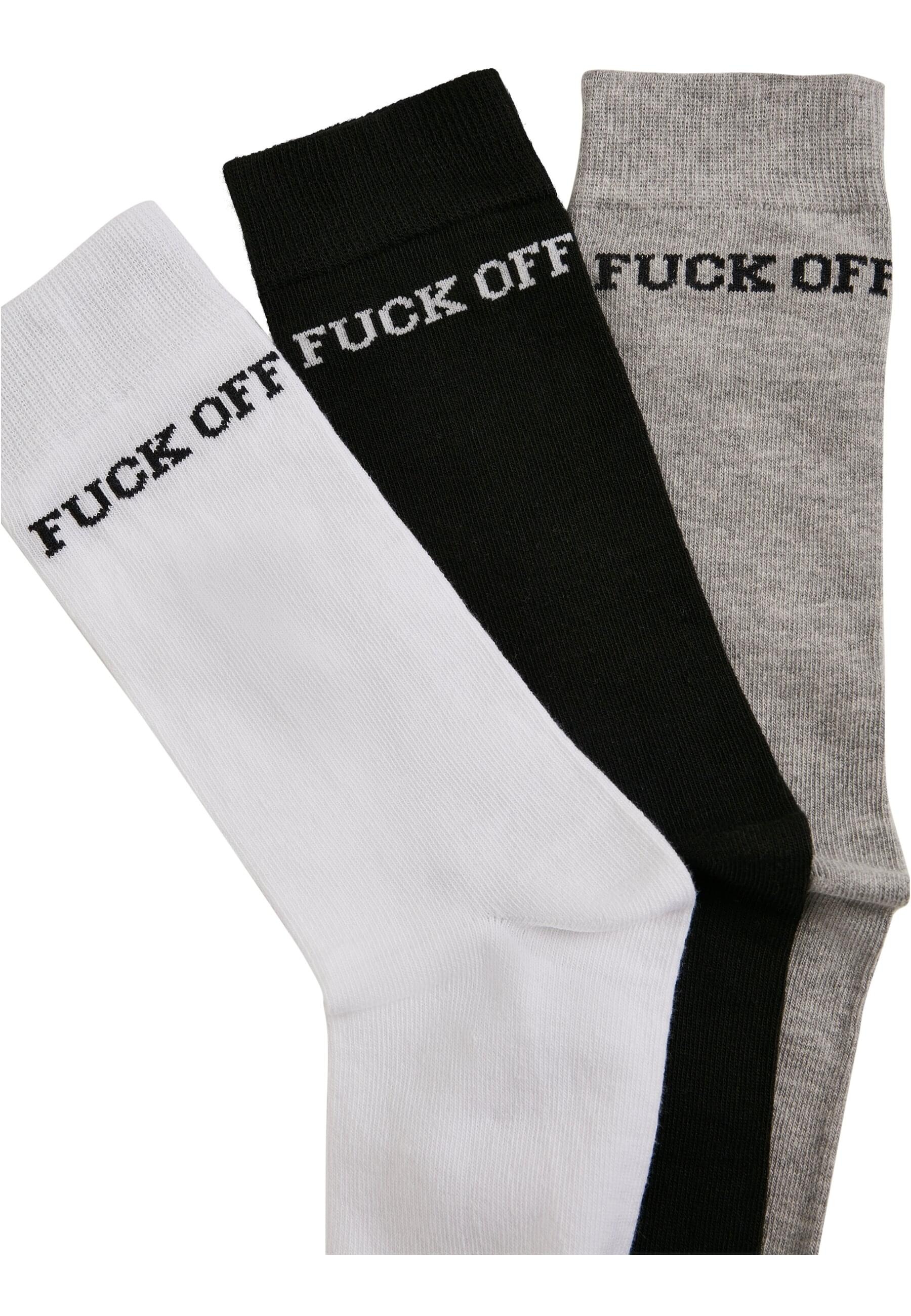 MisterTee Strümpfe »MisterTee Unisex Fuck Off Socks 3-Pack«, (1 Paar)