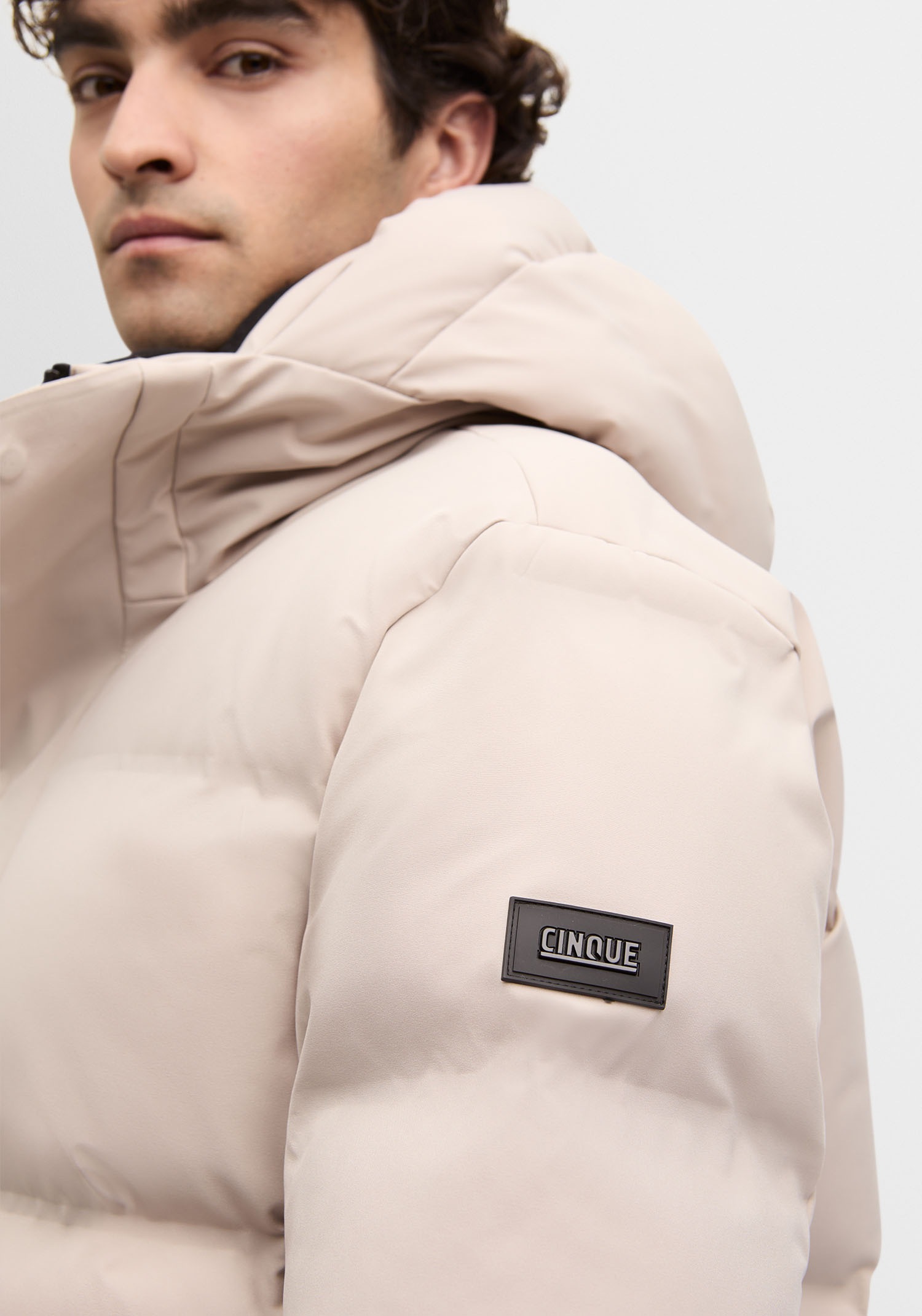 Cinque Parka "CITHERMAL" mit Kapuze mit Logopatch günstig online kaufen