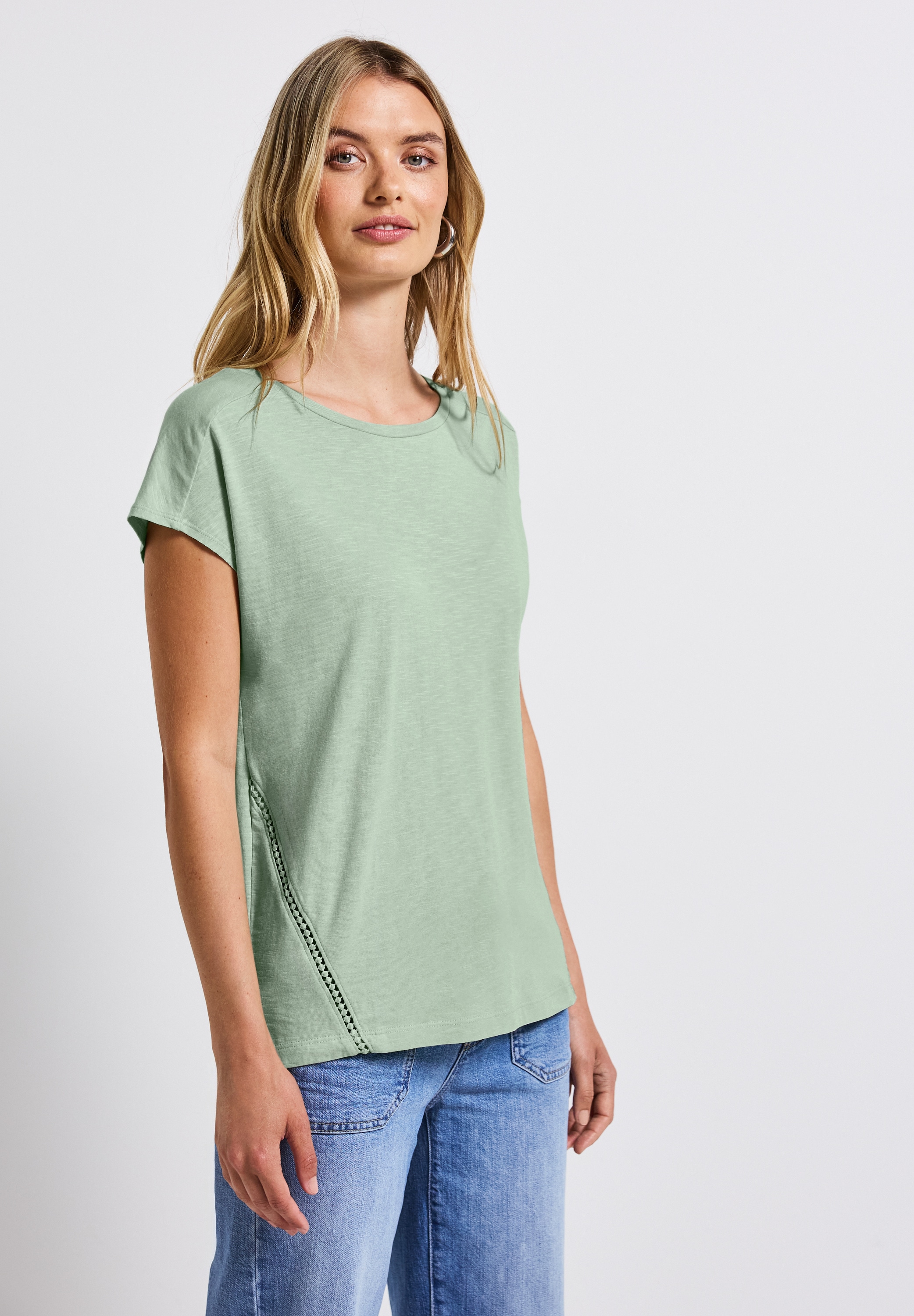 STREET ONE T-Shirt, im soften Baumwoll-Mix günstig online kaufen