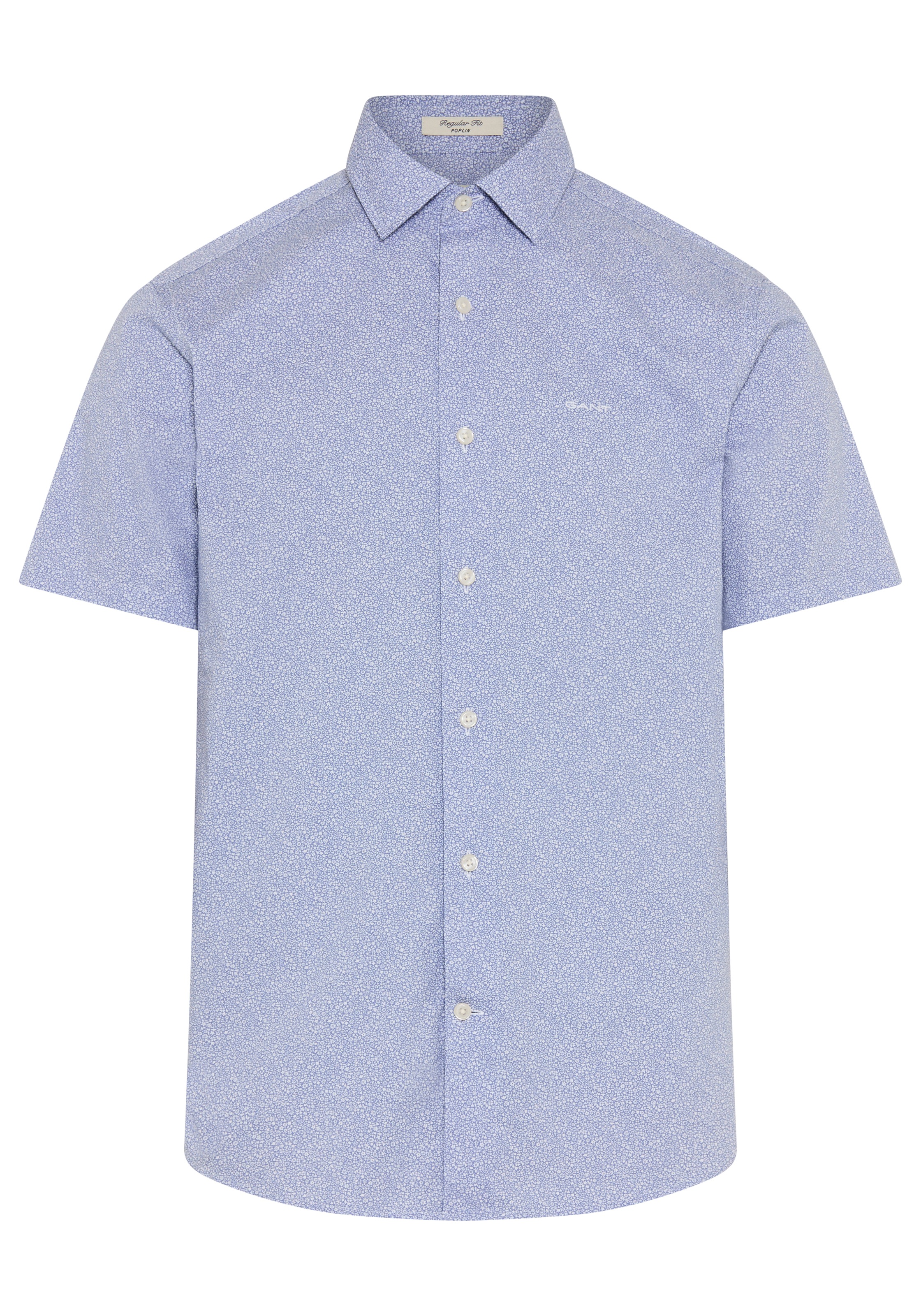 Gant Kurzarmhemd "POPLIN AOP" normale Passform, Kentkragen günstig online kaufen