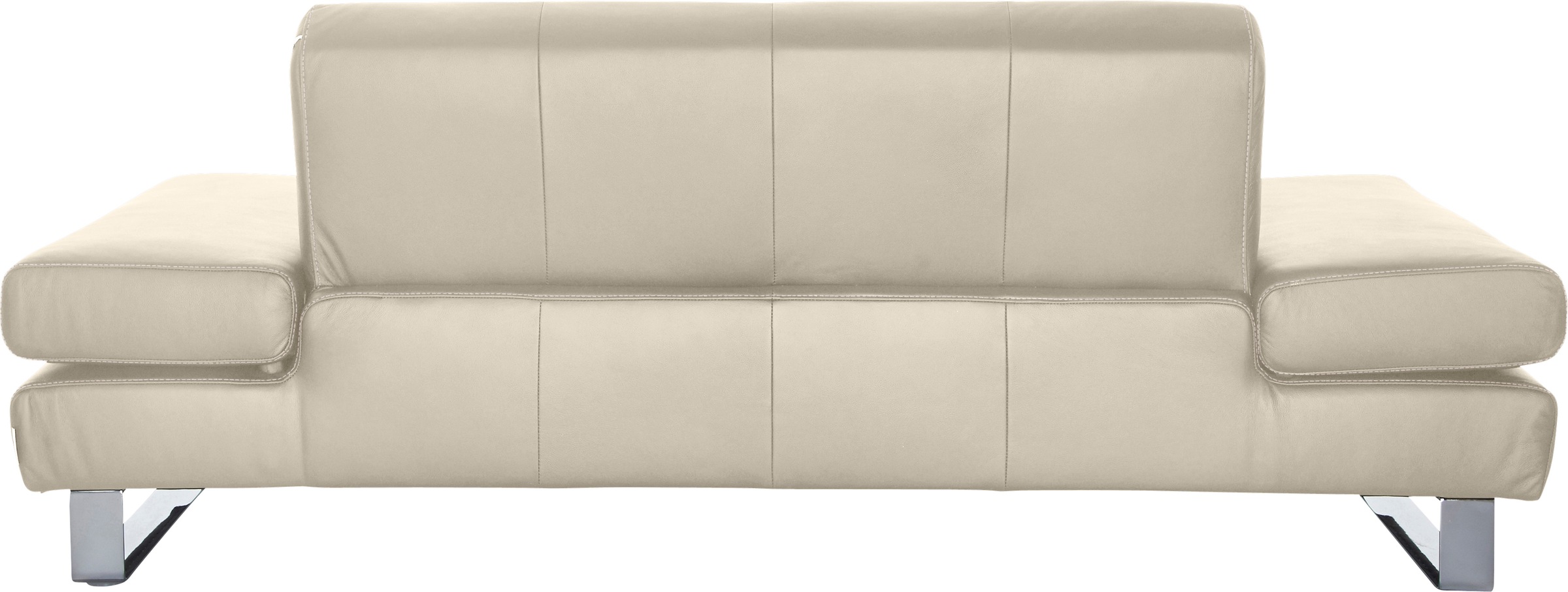 W.SCHILLIG 2-Sitzer »taboo Designsofa mit hohem Sitzkomfort«, mit Übertiefe, inklusive Armlehnenverstellung, mit Kontrastnaht