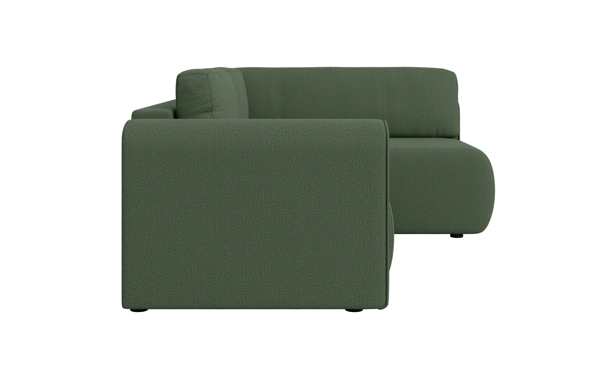 INOSIGN Ecksofa »Zacharia wahlweise Schlafsofa mit Bettkasten, B/T/H 250/166/86 cm«, L-Form mit Wellenunterfederung, Ottomane rechts oder links bestellbar