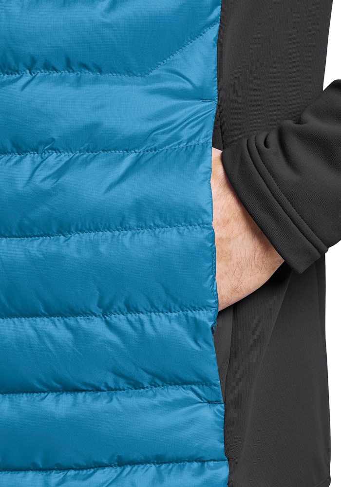 Jack Wolfskin Hybridjacke »ROUTEBURN PRO HYBRID M«, mit Kapuze