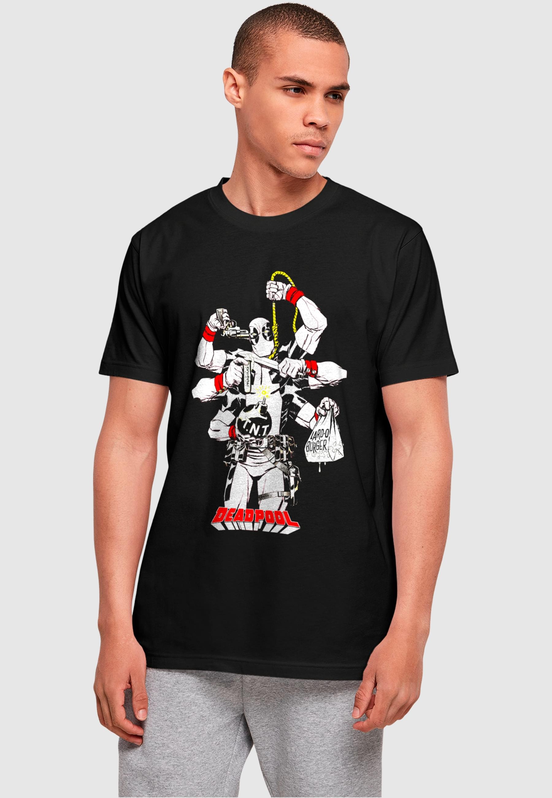 ABSOLUTE CULT T-Shirt "ABSOLUTE CULT Herren Deadpool - Multitasking T-Shirt günstig online kaufen
