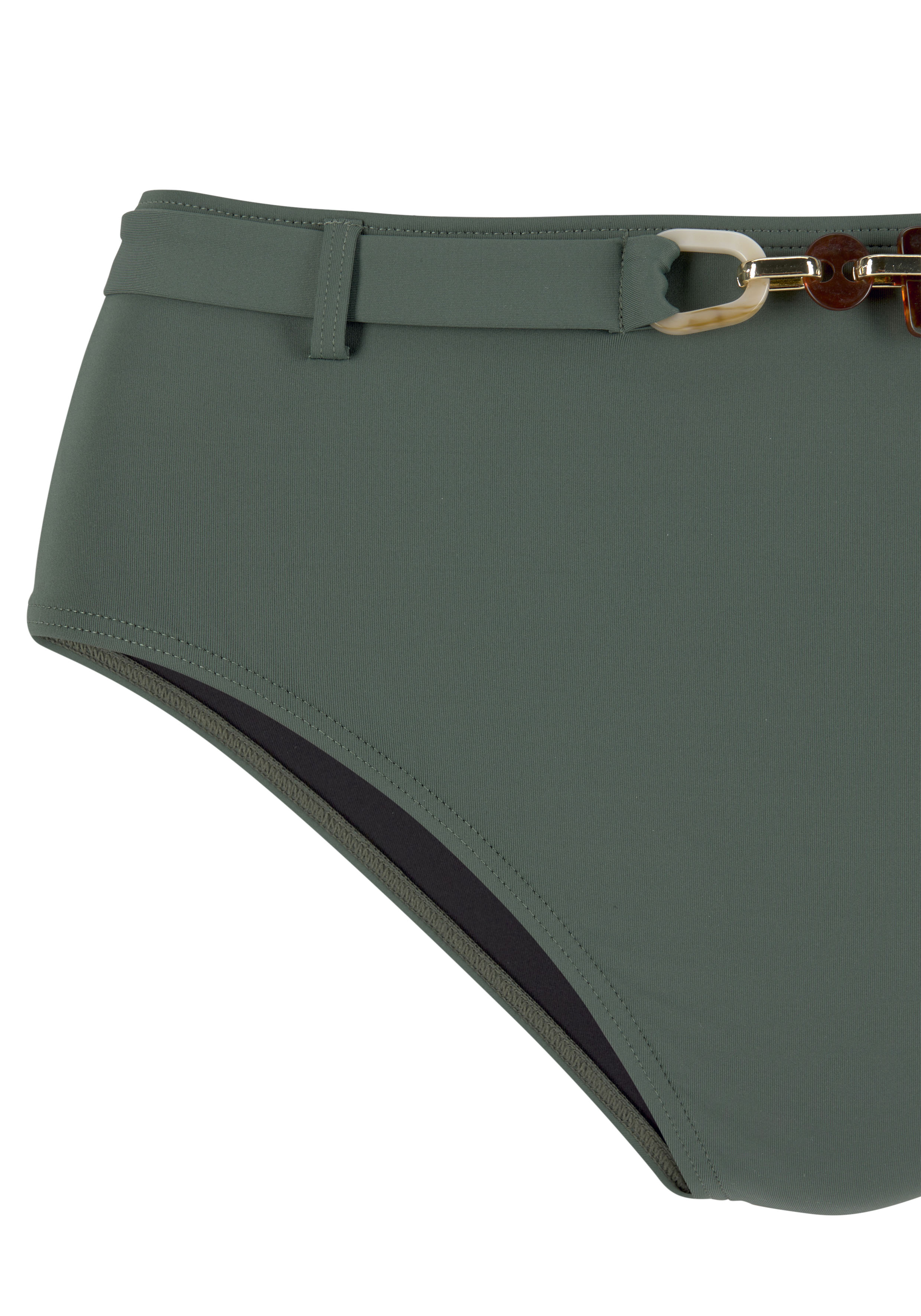 Thumbnail - LASCANA Highwaist-Bikini-Hose "Yves", mit edlen Zieraccessoire