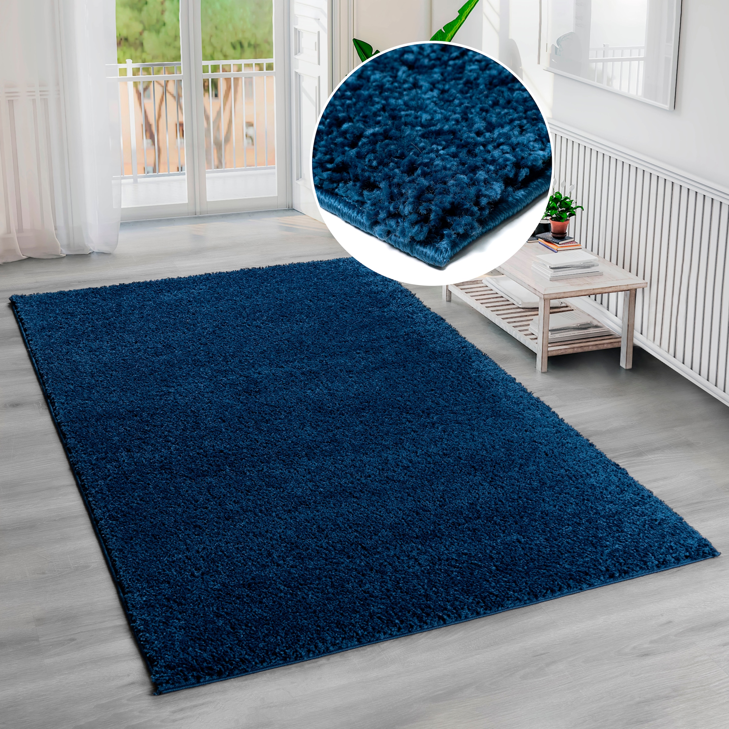 Bruno Banani Hochflor-Teppich "Shaggy Soft" rechteckig 30 mm Höhe gewebt, U günstig online kaufen