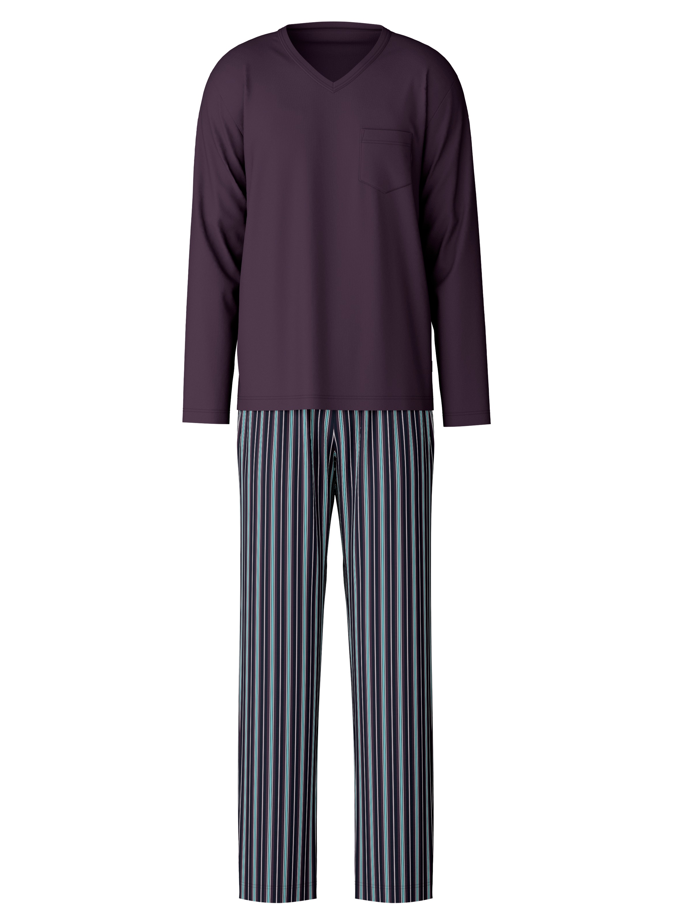 CALIDA Schlafanzug "Relax Streamline 1" 2 Stk. tlg., mit praktischem V-Auss günstig online kaufen