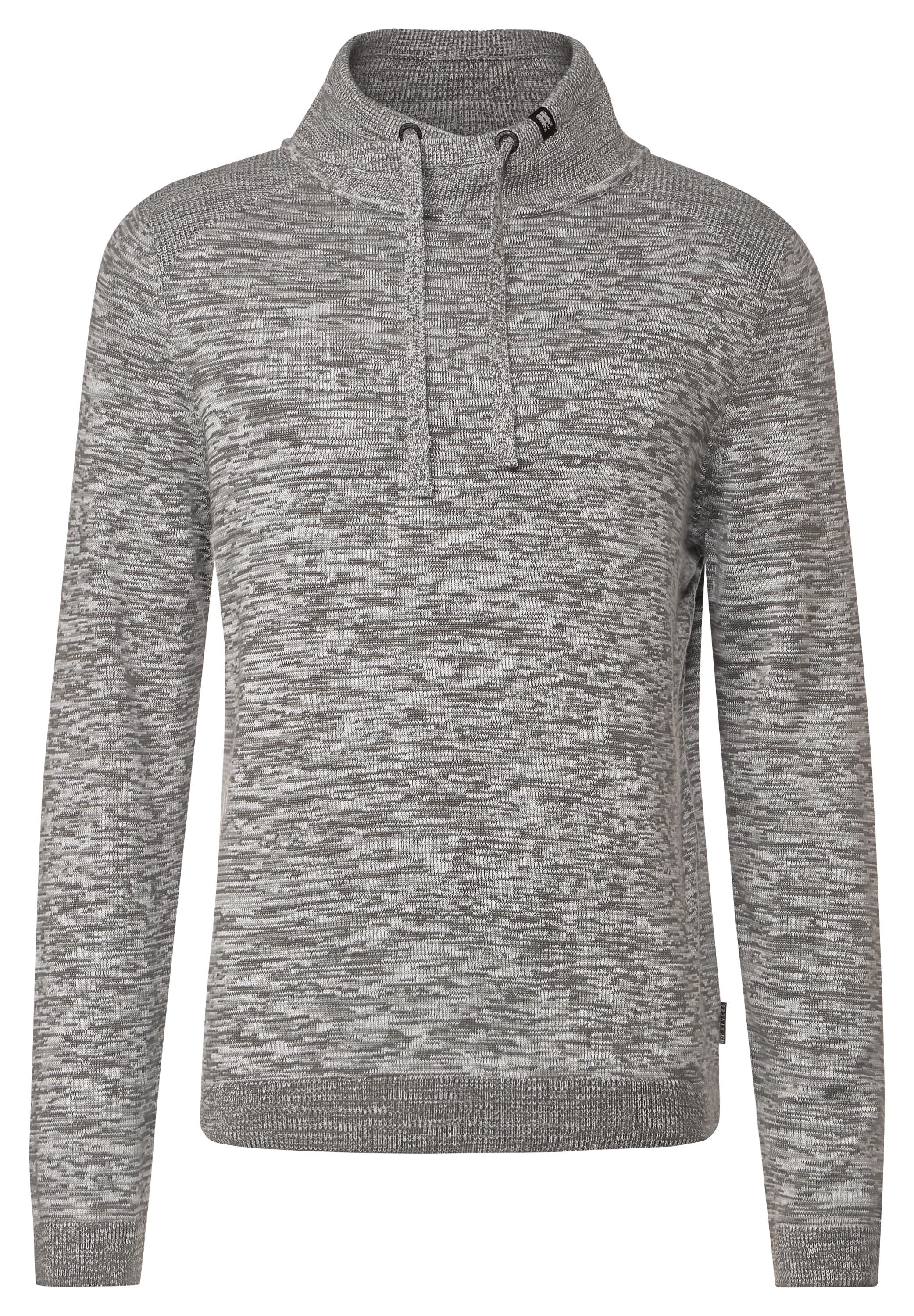STREET ONE MEN Stehkragenpullover, mit Stehkragen