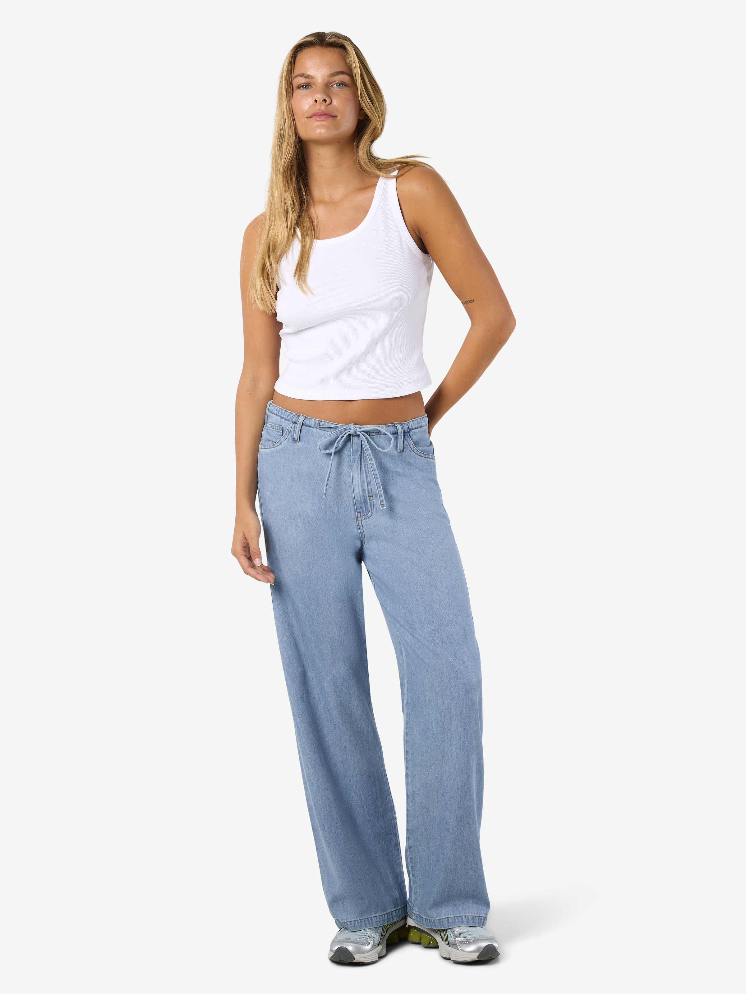 Noisy may Gerade Jeans "NMRINE NW WIDE PANTS MG008LB NOOS" günstig online kaufen