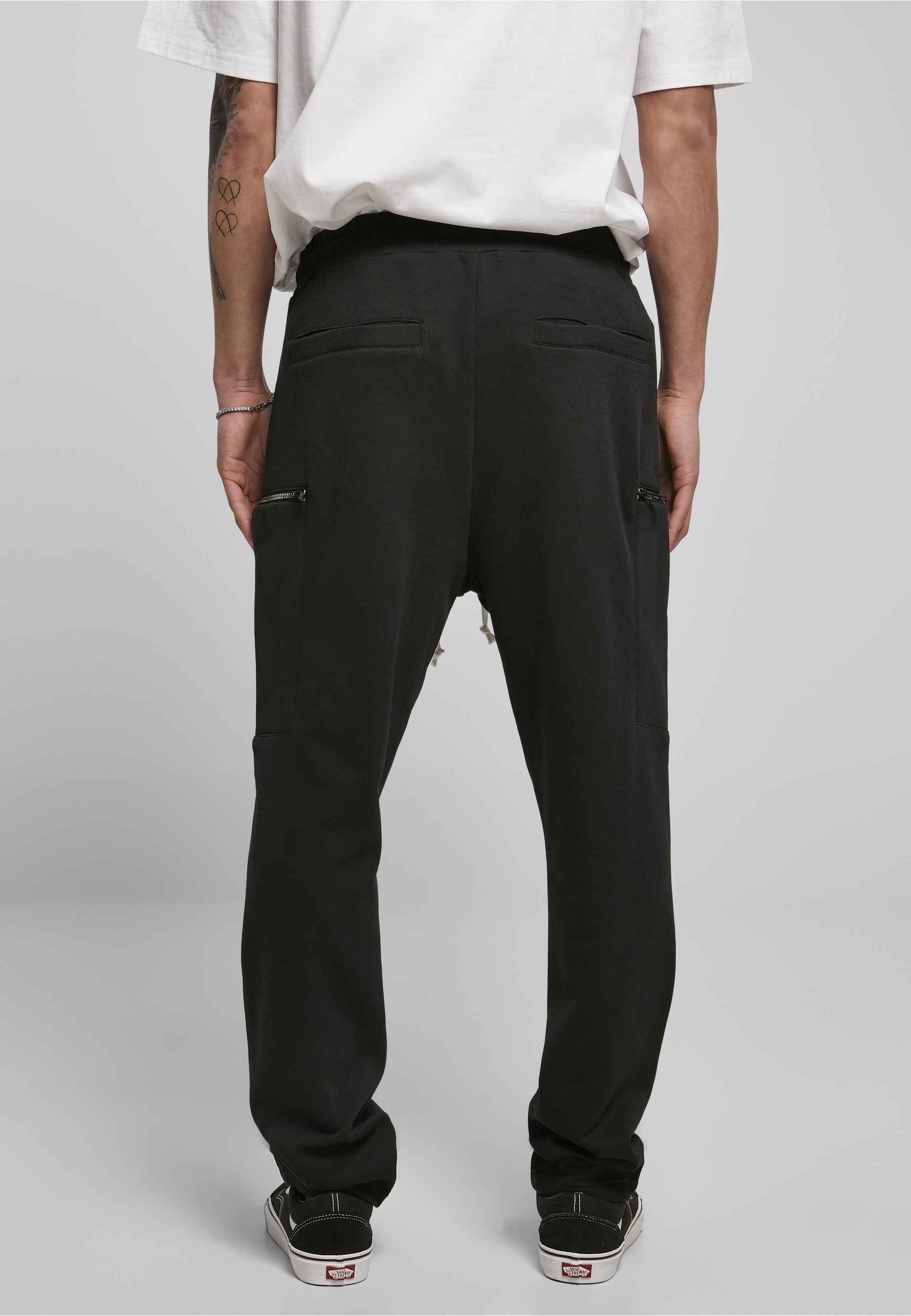 URBAN CLASSICS Cargohose »Urban Classics Herren Low Crotch Cargo Sweatpants«
