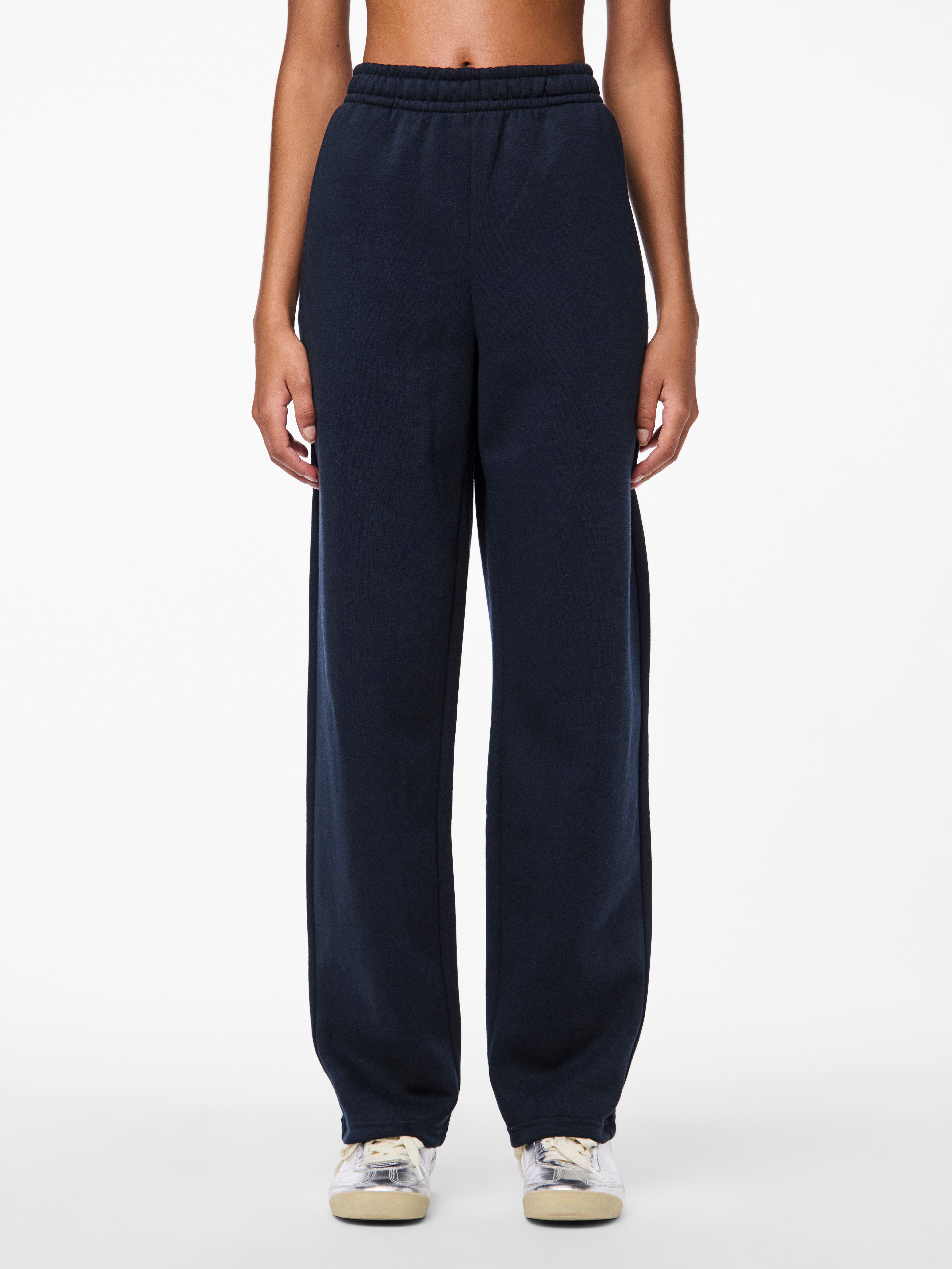 pieces Sweathose "PCCHILLI HW STRAIGHT SWEAT PANTS NOOS BC" Baumwollmischung, straight fit