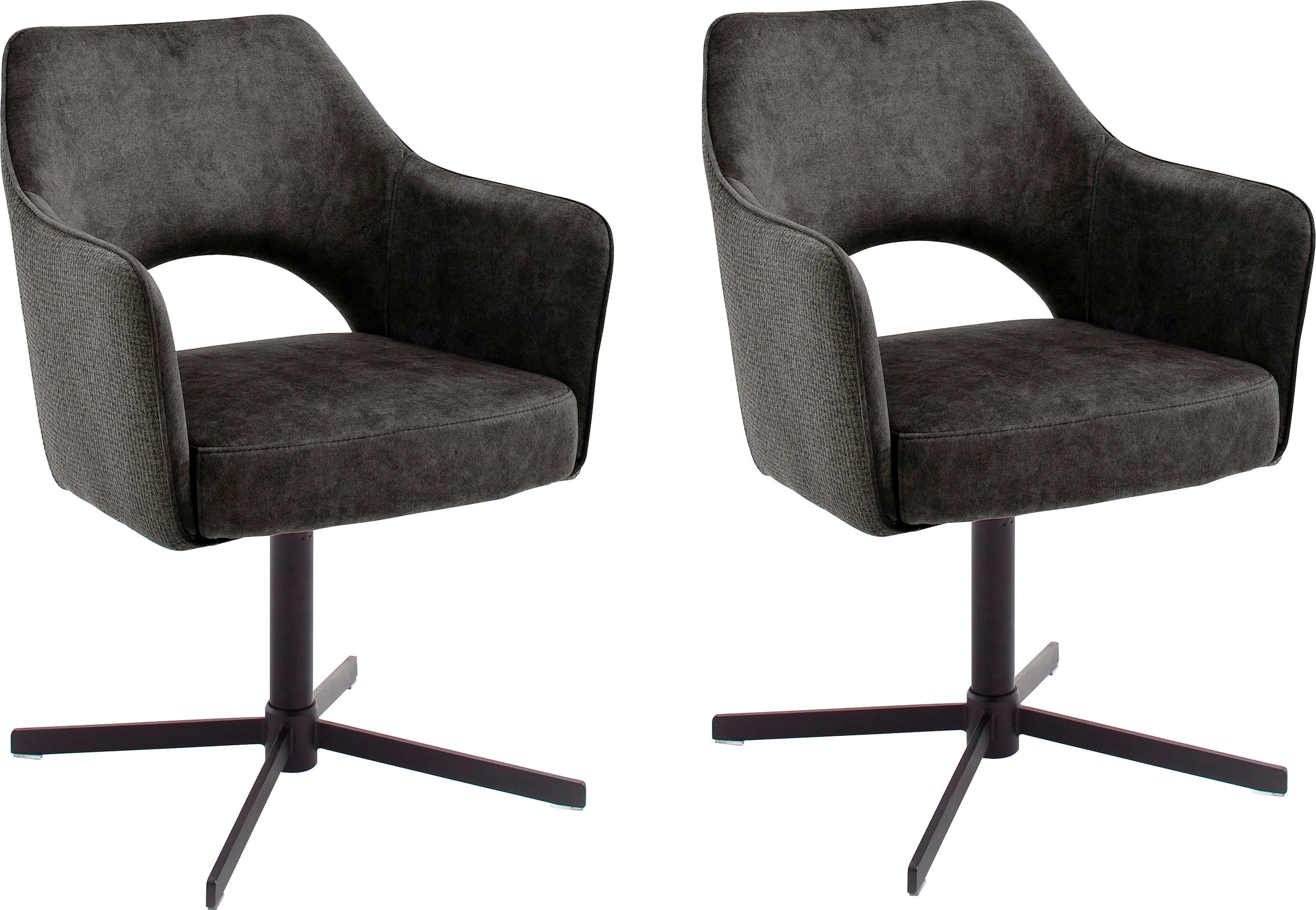 MCA furniture Esszimmerstuhl "Valetta" (Set) 2 Stk. 2 er Set, 360 drehbar, günstig online kaufen