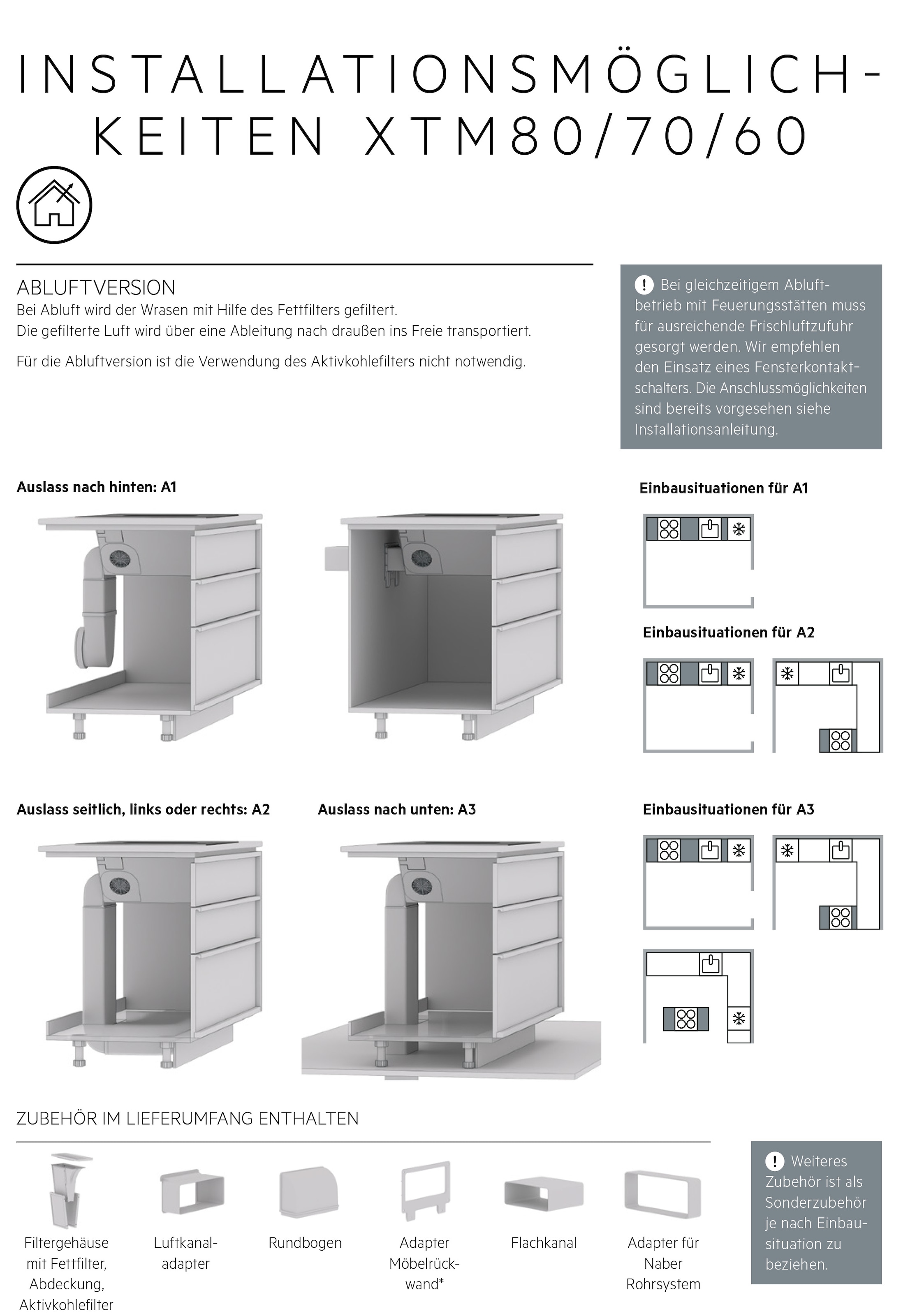 AEG Kochfeld mit Dunstabzug »TH84CB0BSZ« SaphirMatt® - 10× kratzresistenter & Anti Fingerprint, Made in Germany