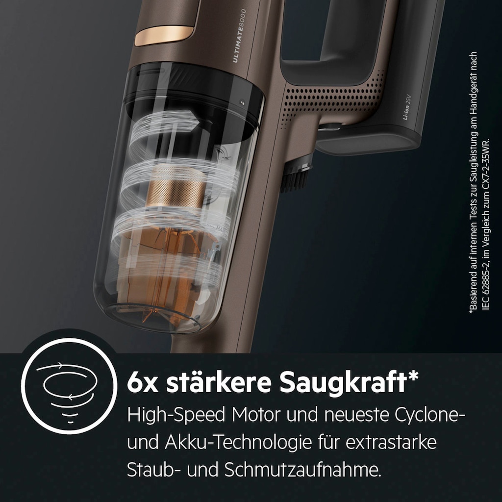 AEG Akku-Hand-und Stielstaubsauger »Ultimate 8000 AP81A25ULT«