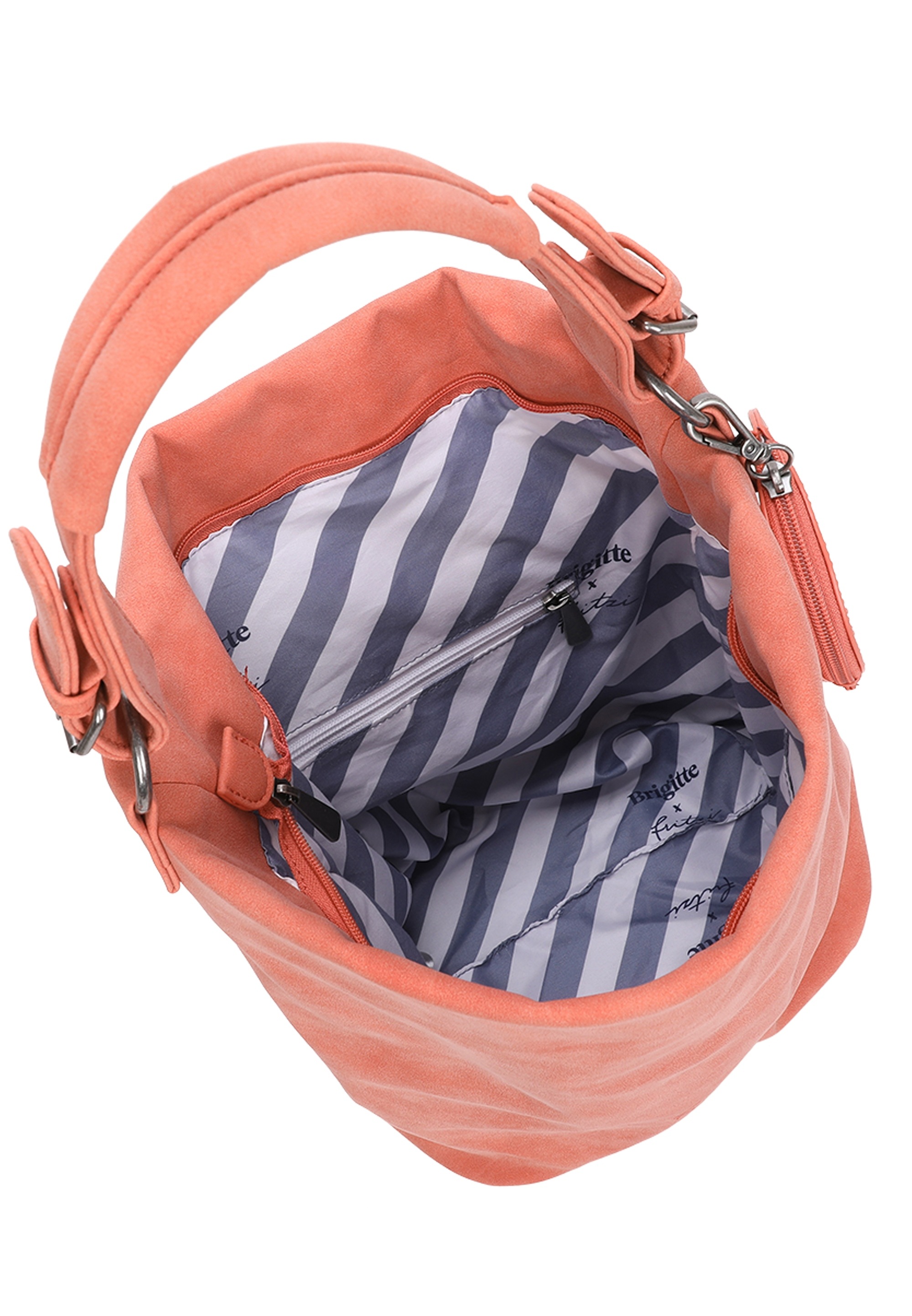 Fritzi aus Preußen Schultertasche »Brigitte x fritzi Special Hobo01« mit abnehmbarem Anhänger